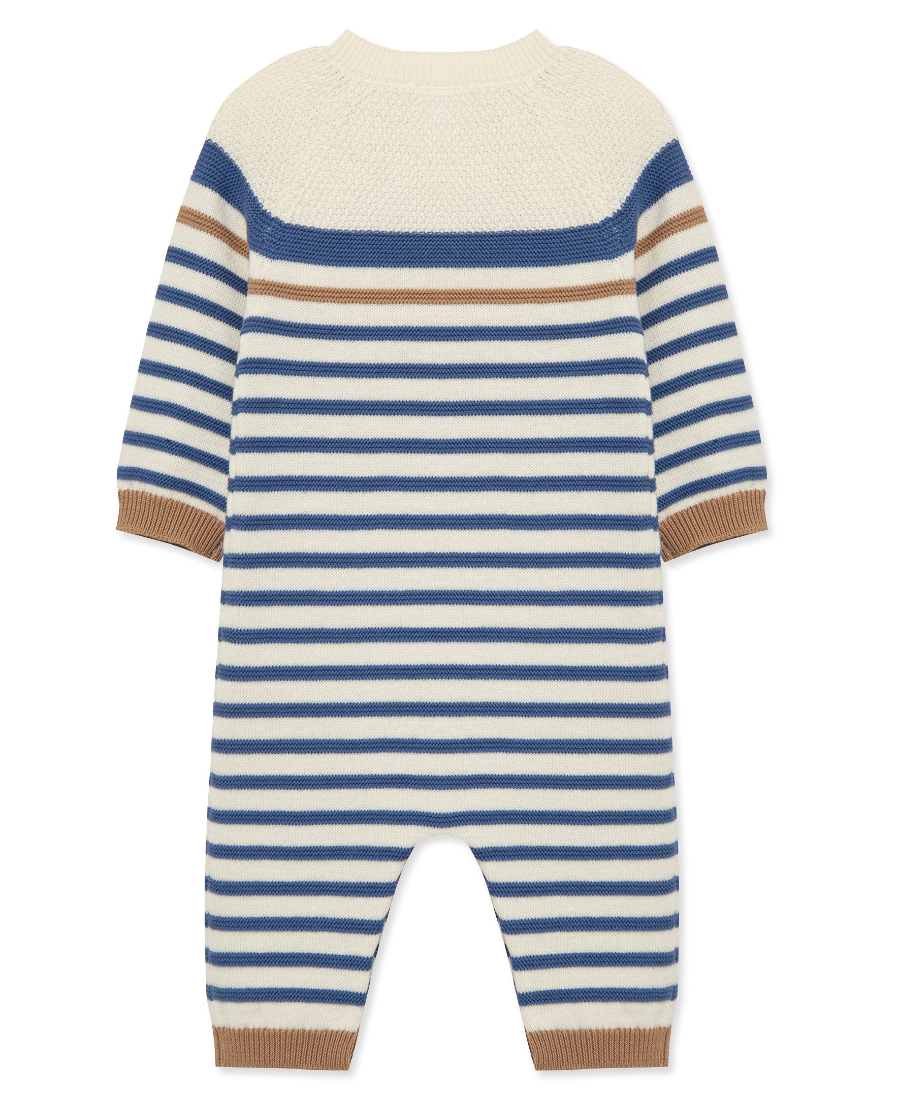 Block Stripe Sweater Coverall (3M-9M) - Little Me