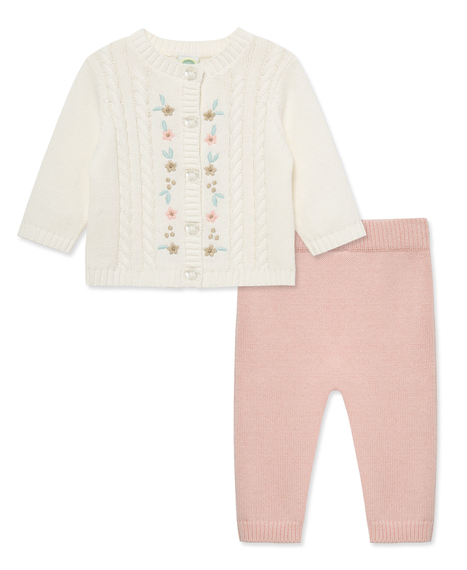 Cabled Sweater Set (3M-9M) - Little Me