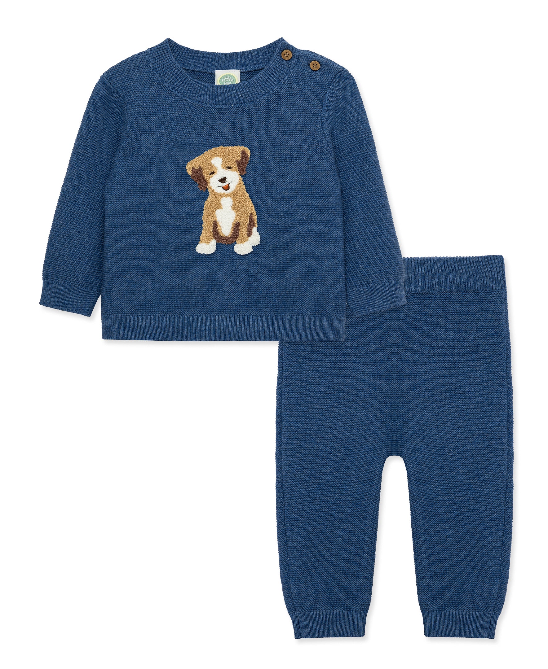 Puppy Sweater Set (3M-9M) - Little Me