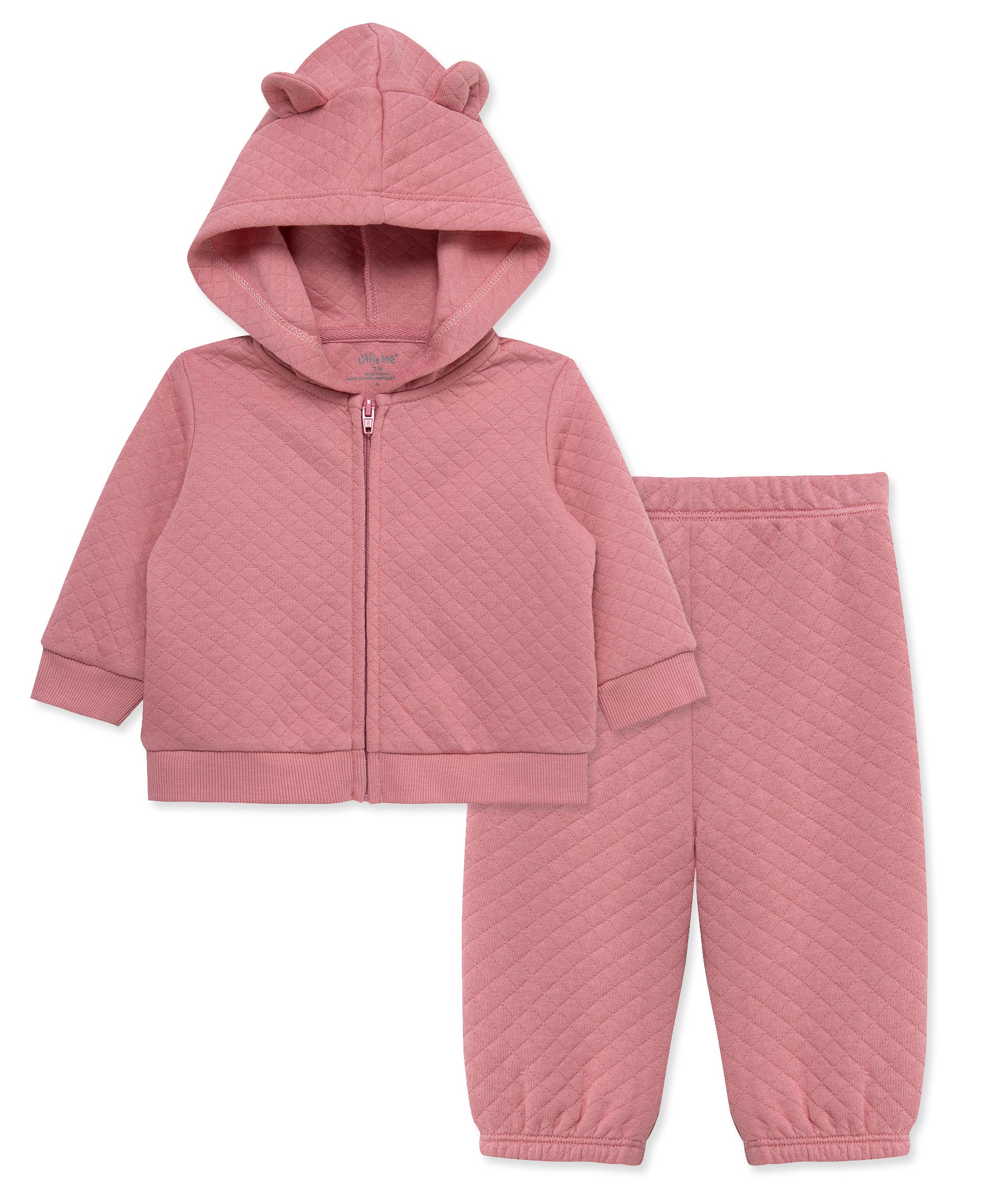Rose Quilted Jacket Set - Little Me