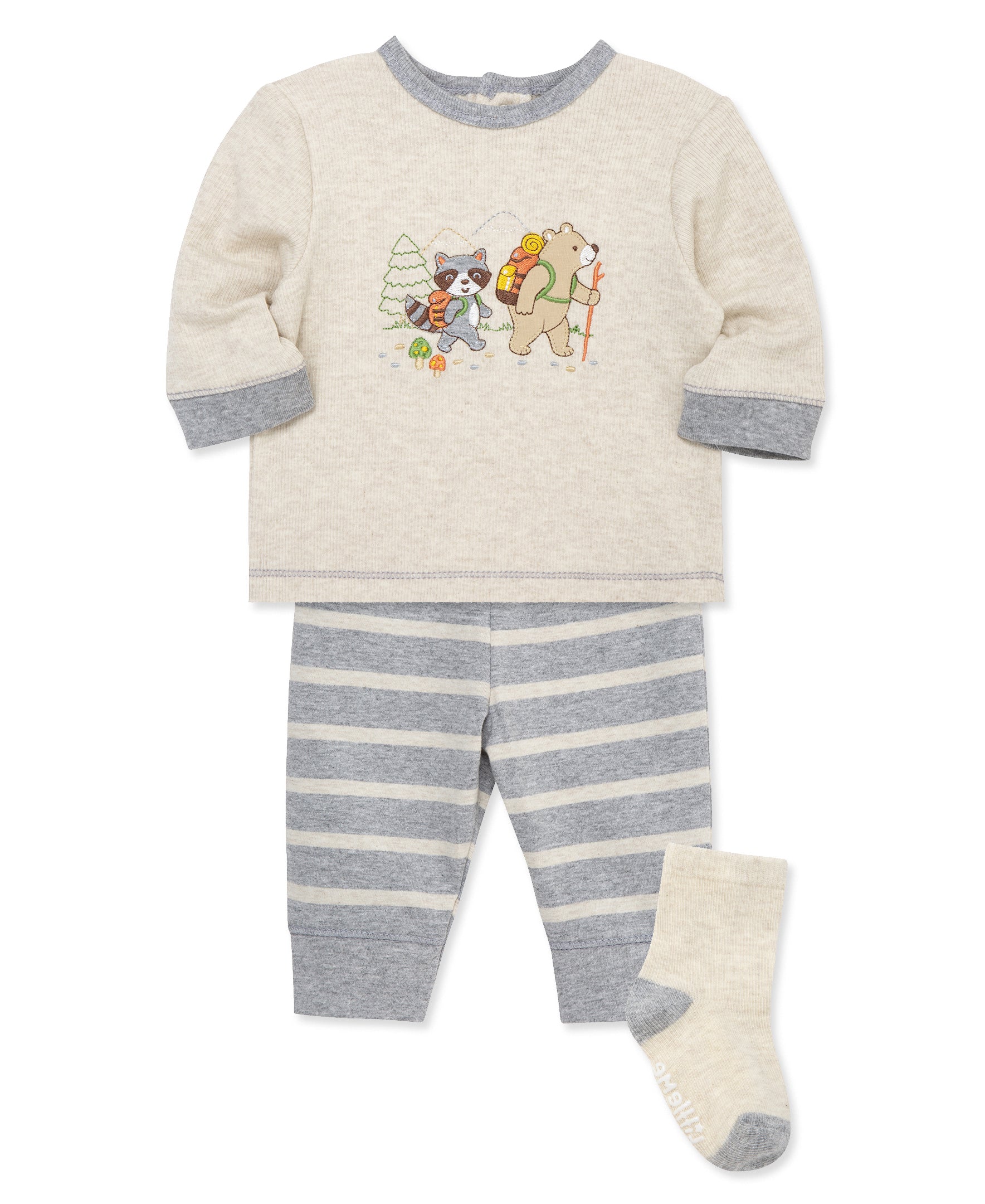 Hiking Jogger & Sock Set (3M-12M) - Little Me