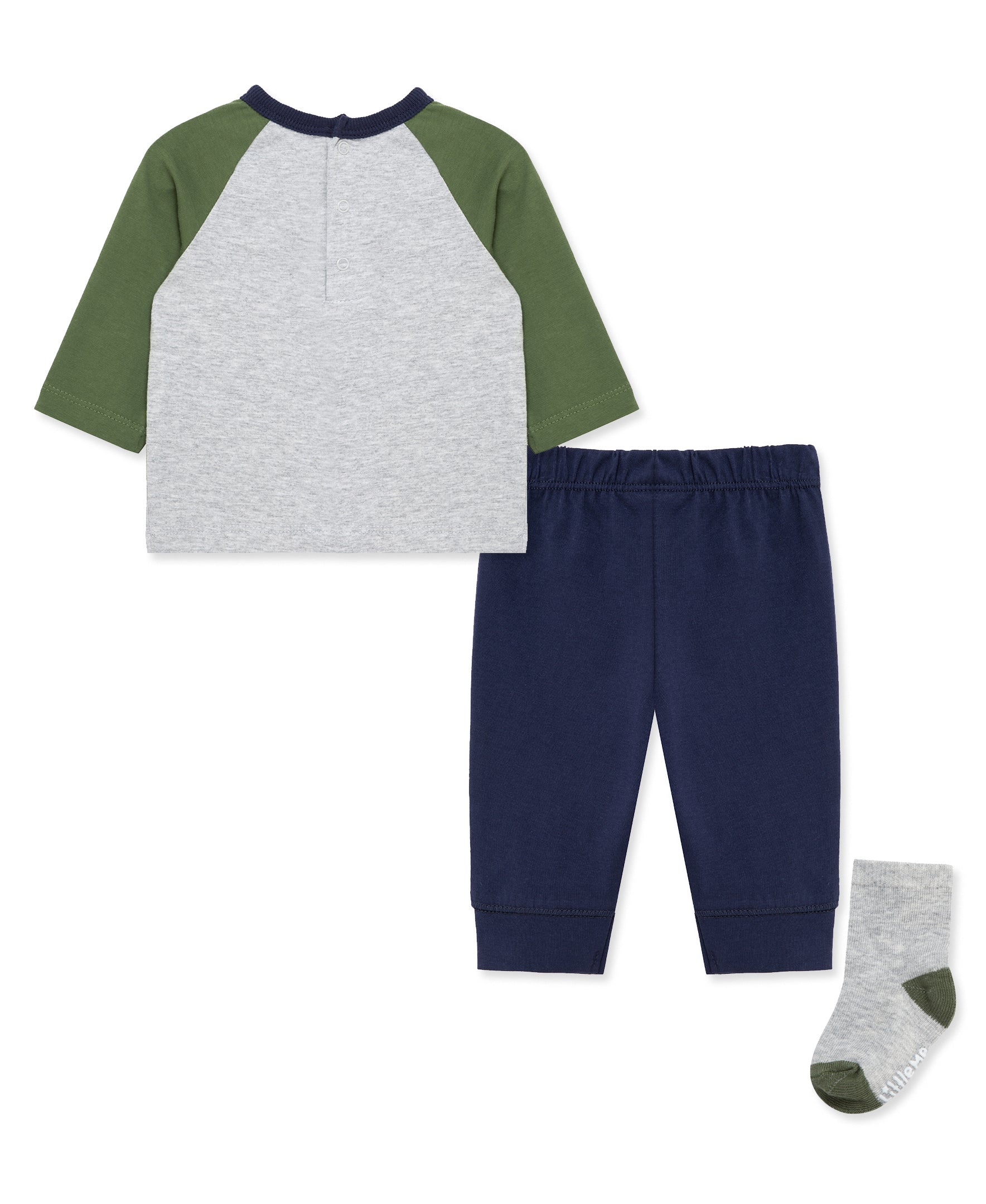 Football Jogger & Sock Set (3M-12M) - Little Me