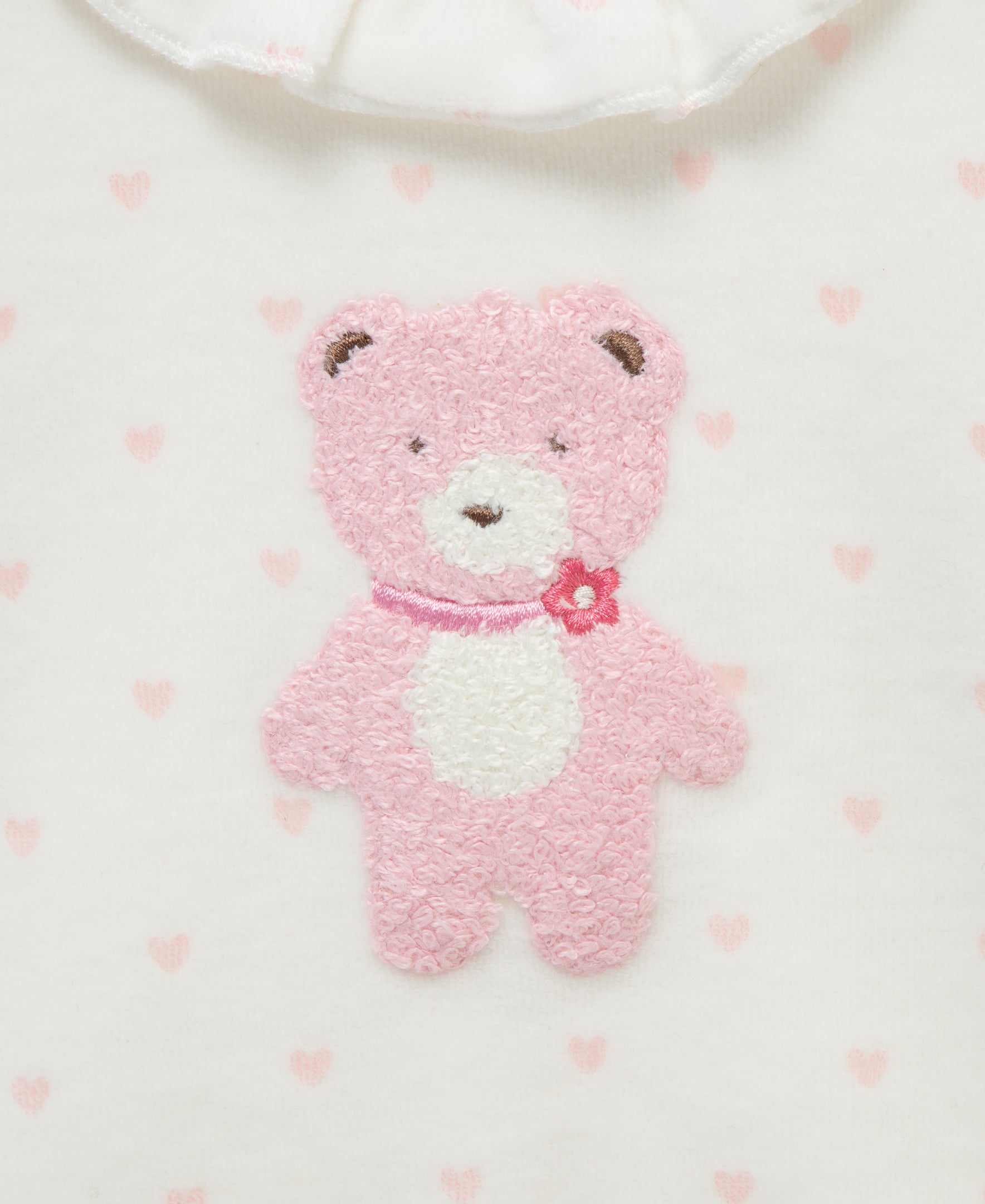 Sweet Bear Velour Pant Set (3M-12M) - Little Me