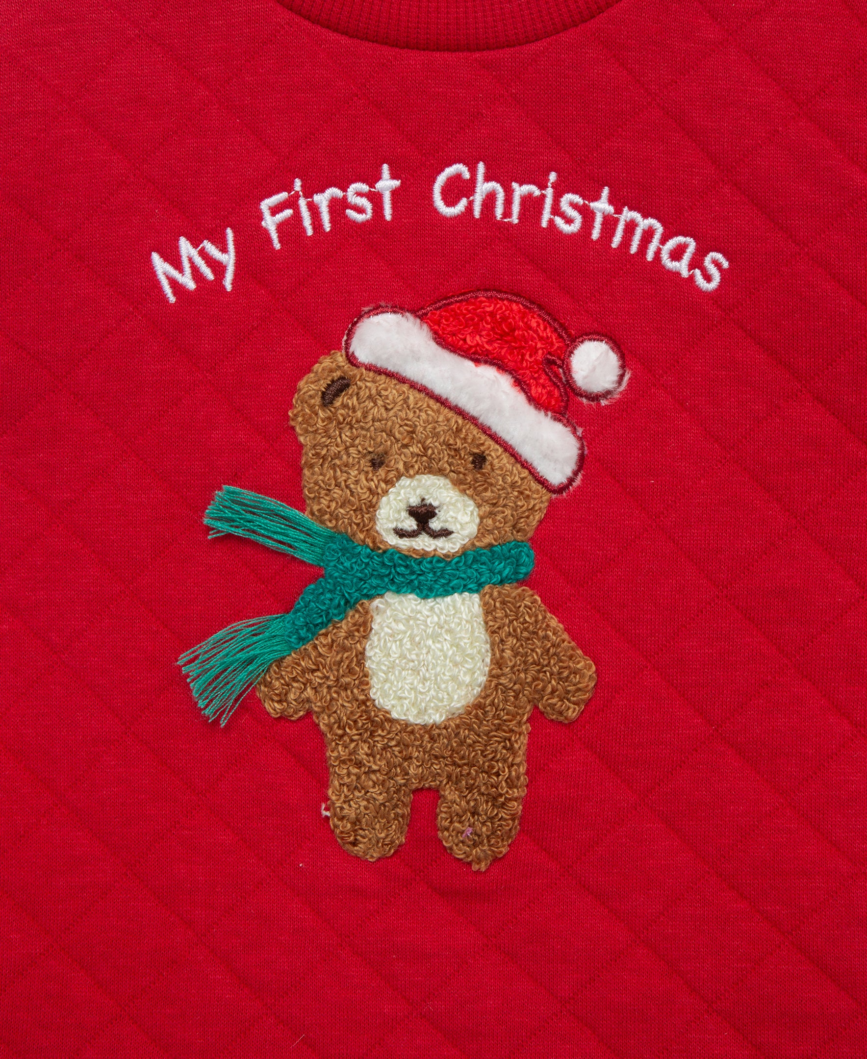 "My First Christmas" Holiday Bear Set (3M-12M) - Little Me