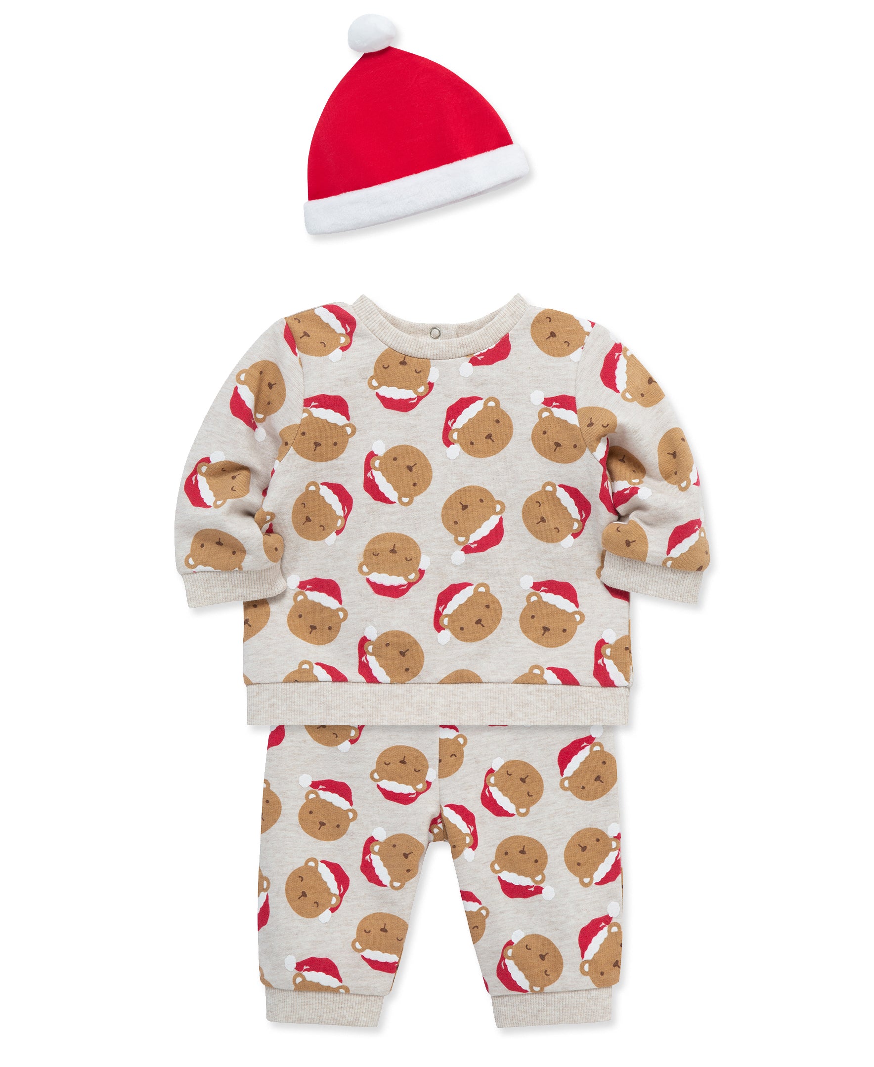 Santa Bear Set (3M-12M) - Little Me