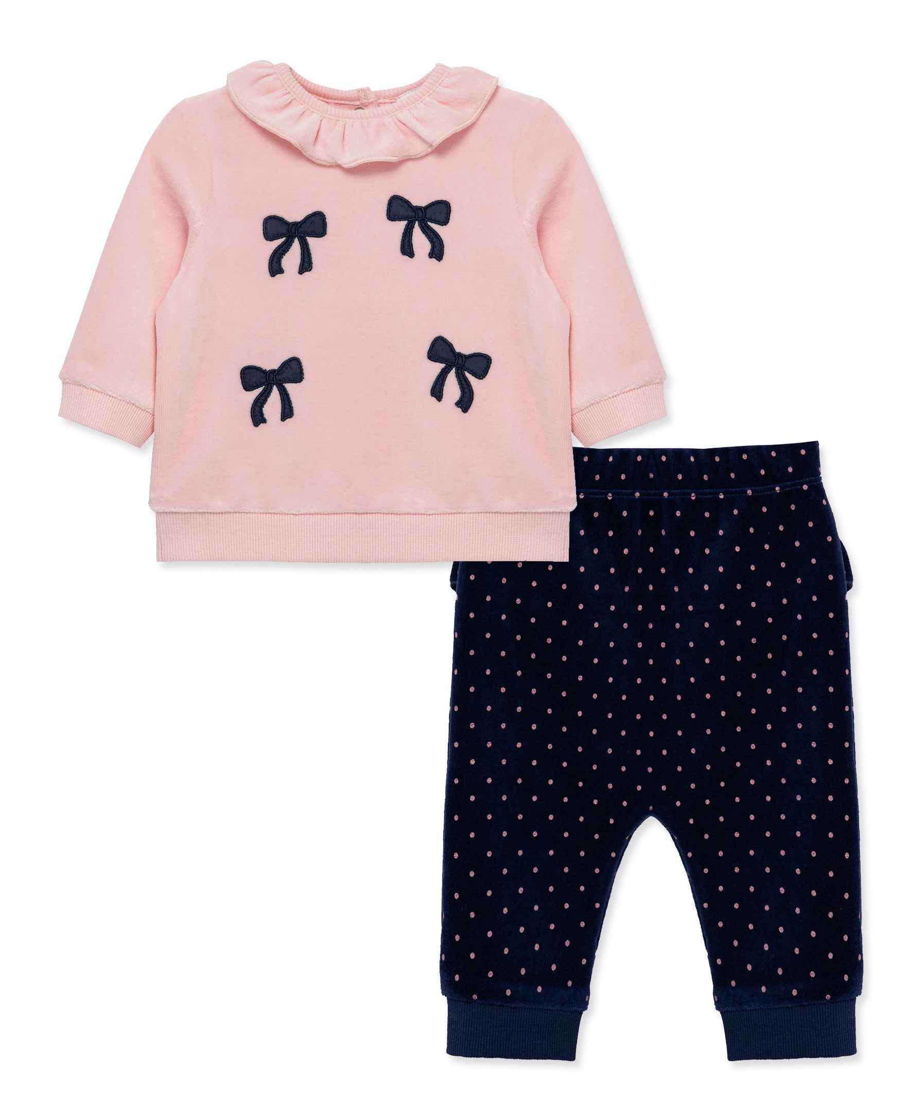 Chenille Velour Pant Set (3M-12M) - Little Me