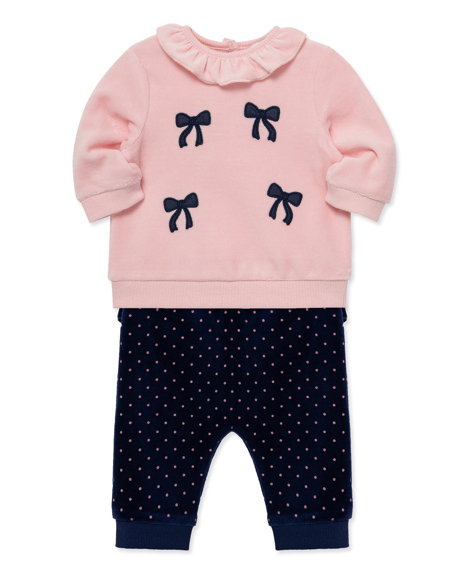 Chenille Velour Pant Set (3M-12M) - Little Me