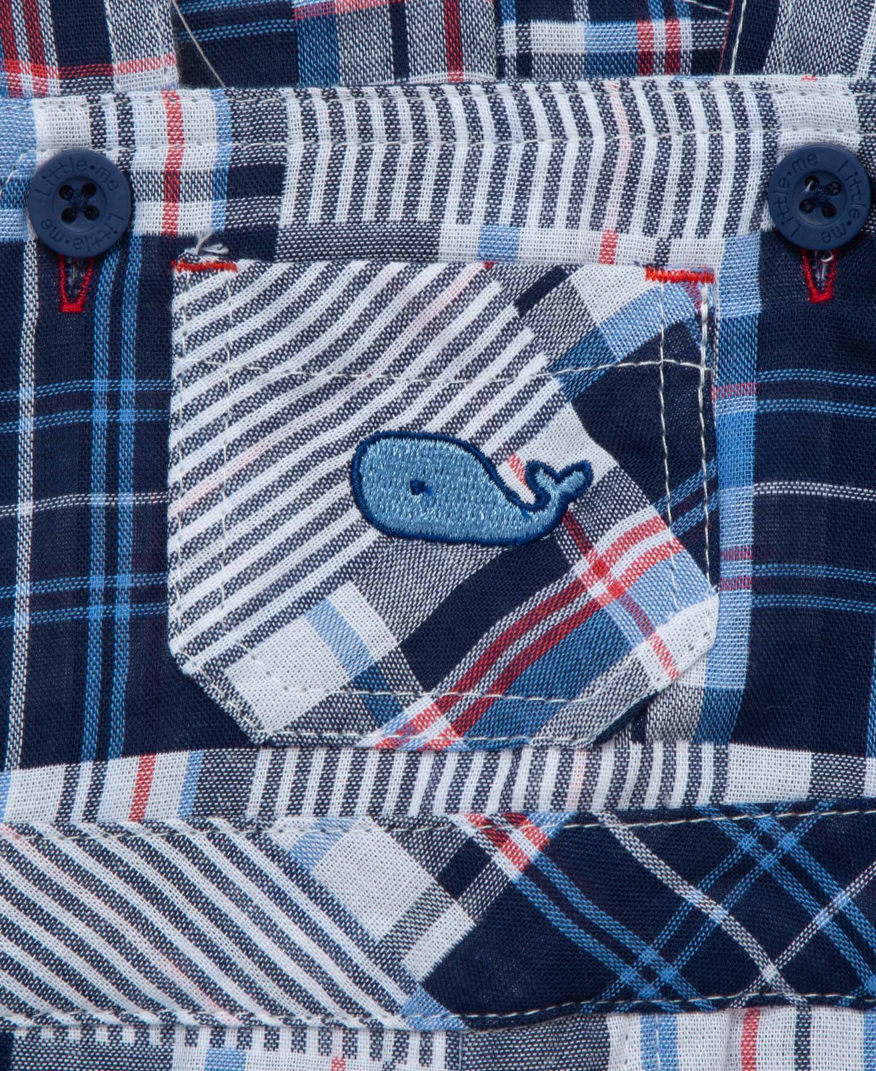 Whale Shortall Set (3M-12M) - Little Me