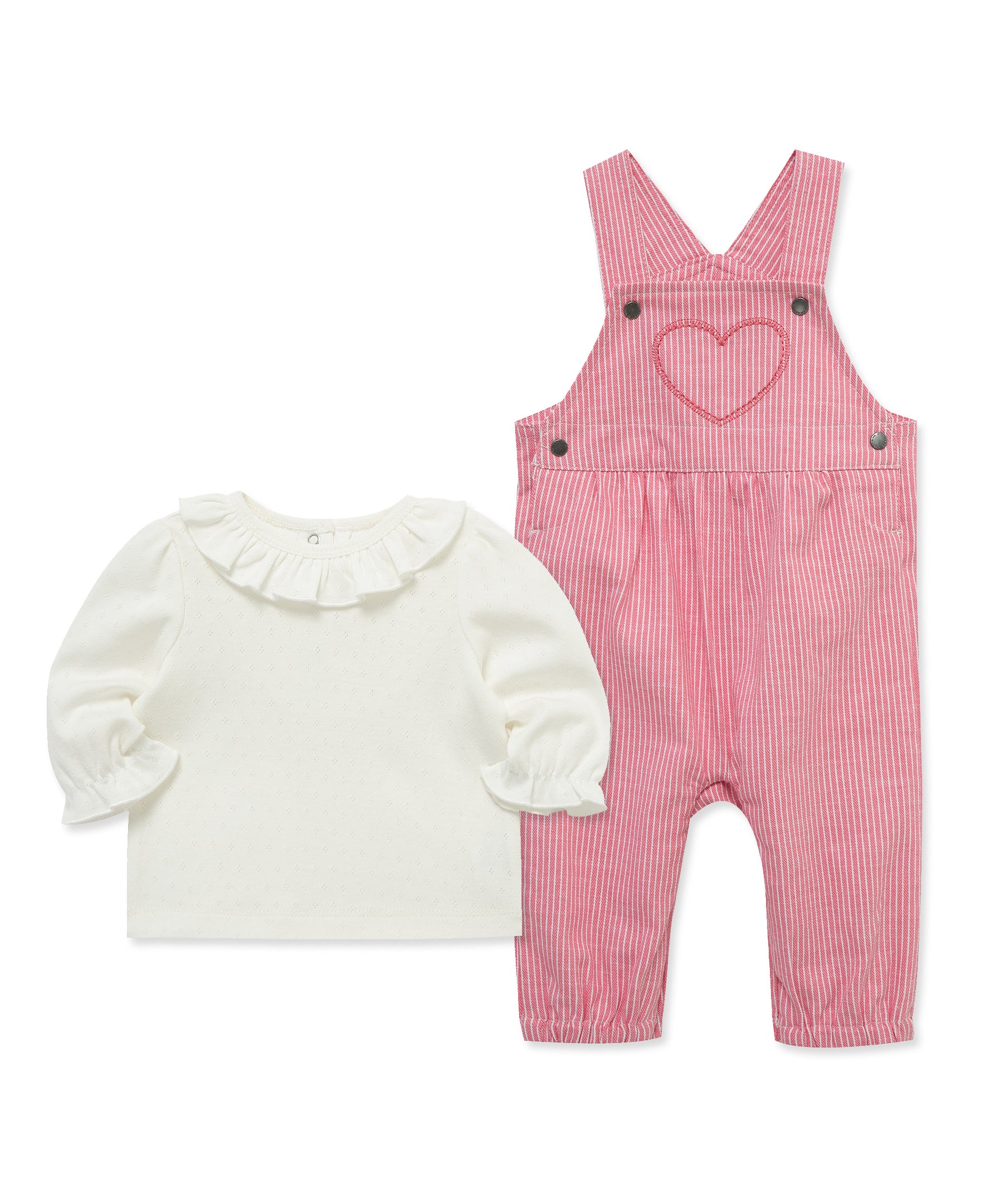 Heart Infant Overall Set (12M-24M) - Little Me