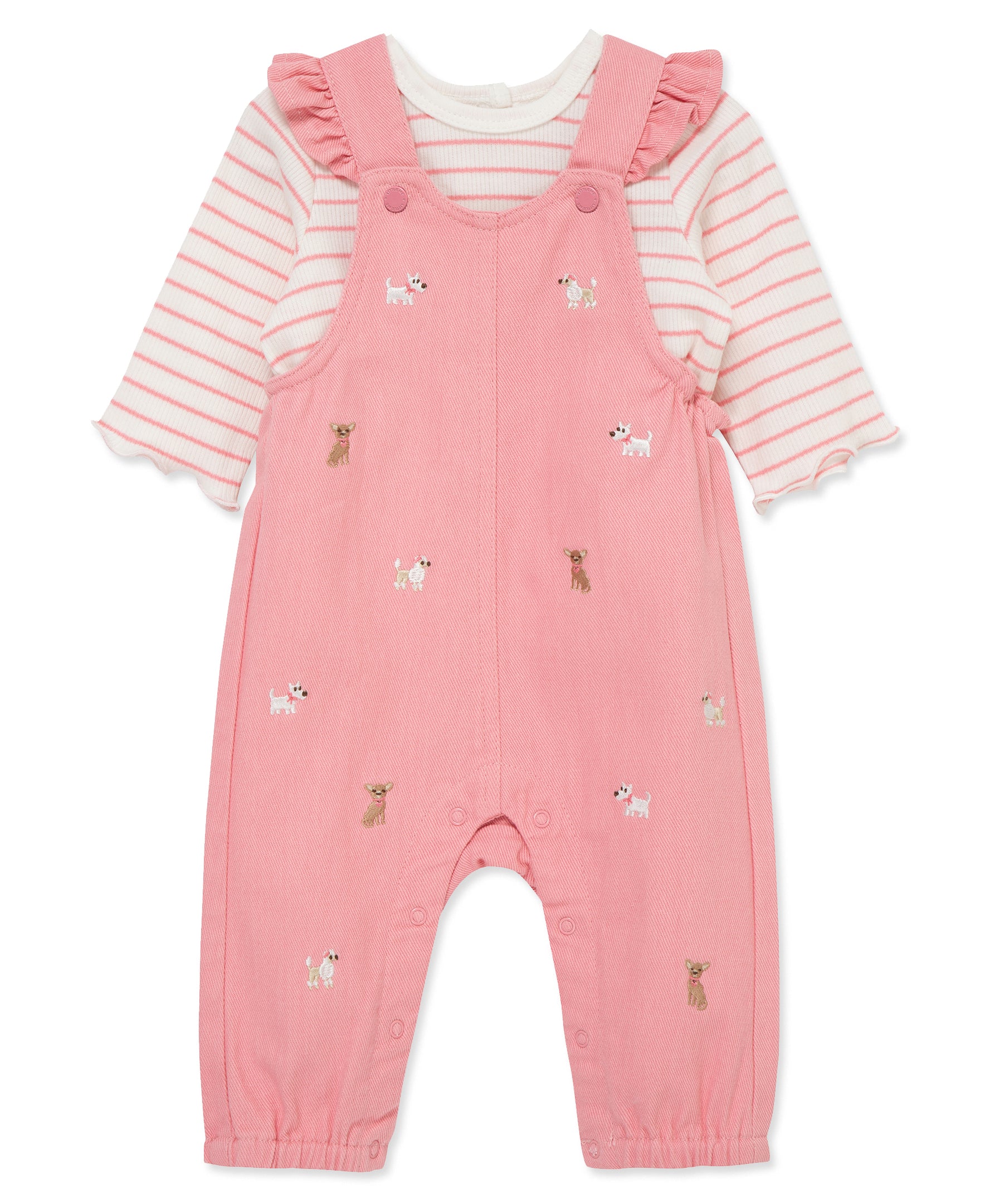 Puppies Overall Set (3M-12M) - Little Me