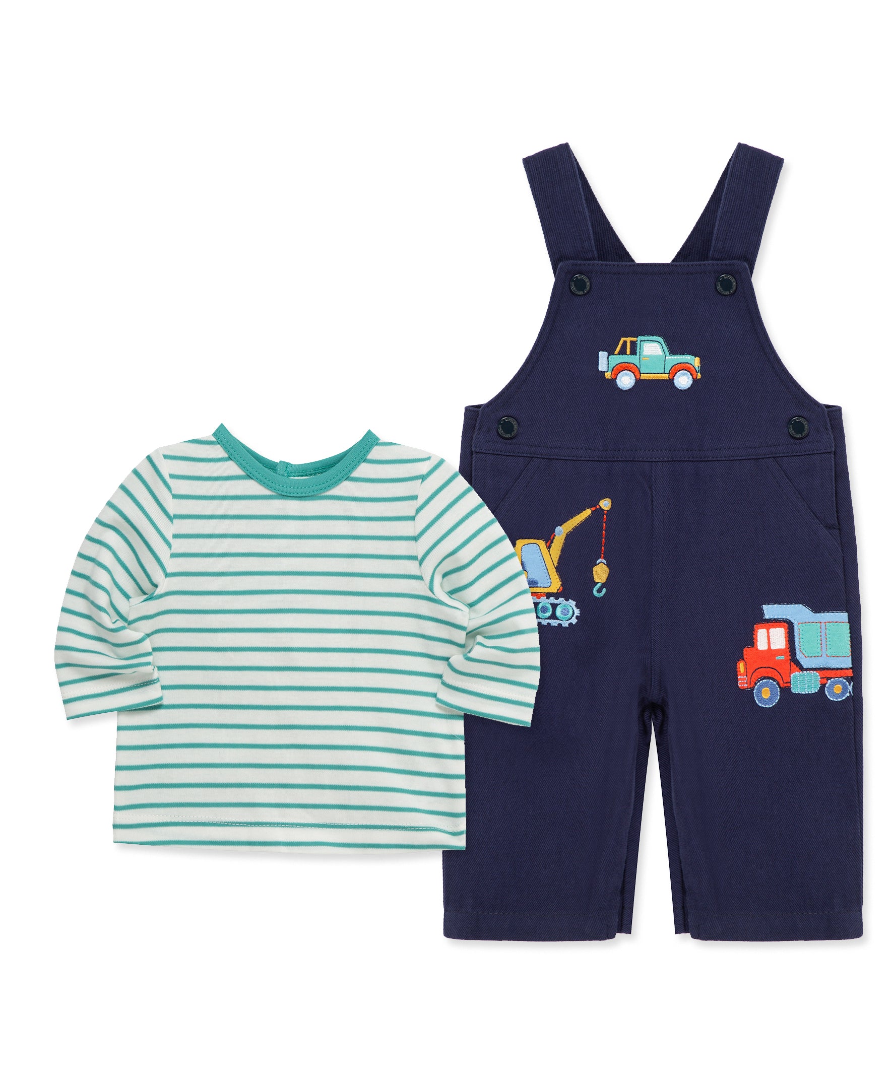 Trucks Overall Set (3M-12M) - Little Me