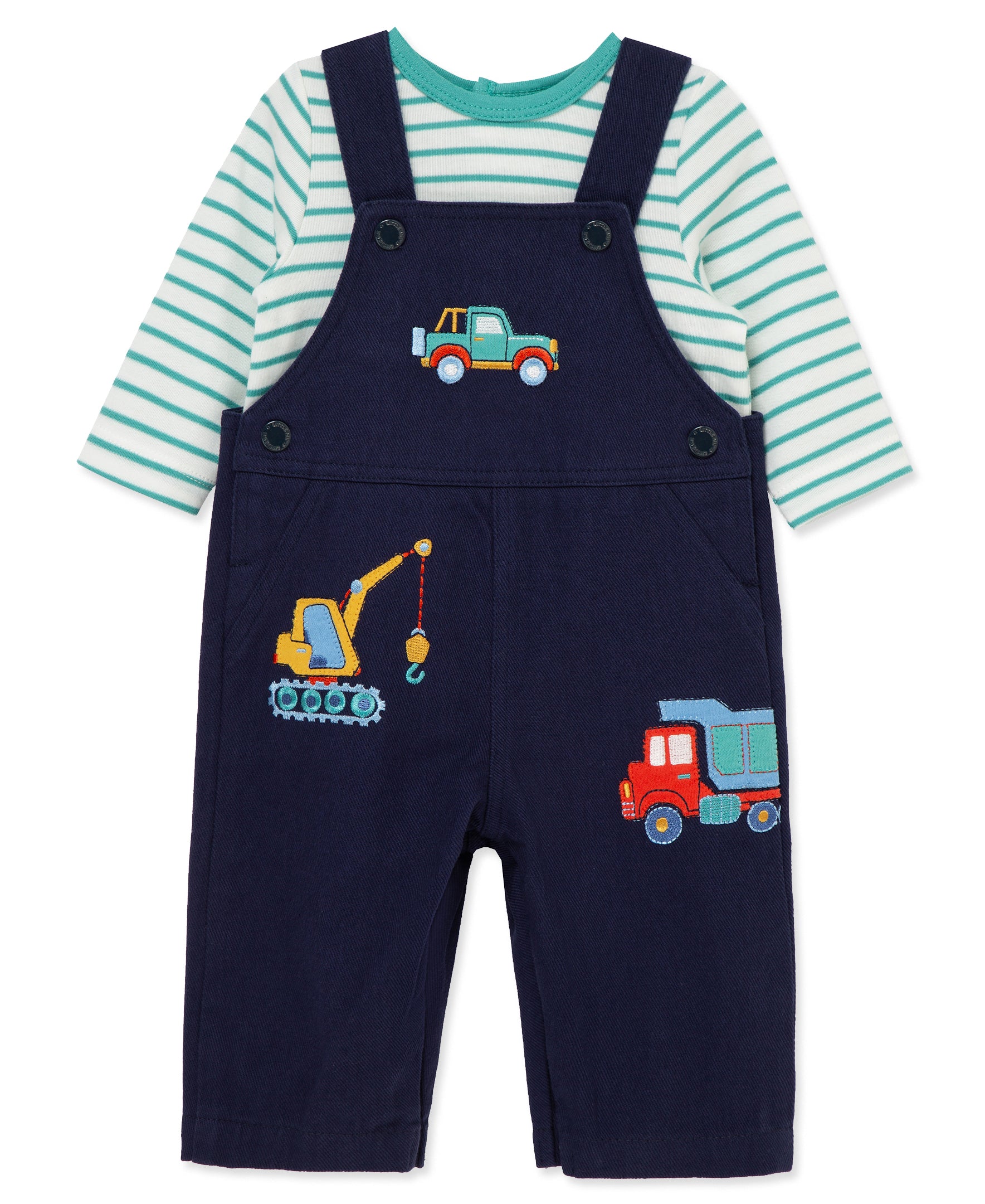 Trucks Overall Set (3M-12M) - Little Me