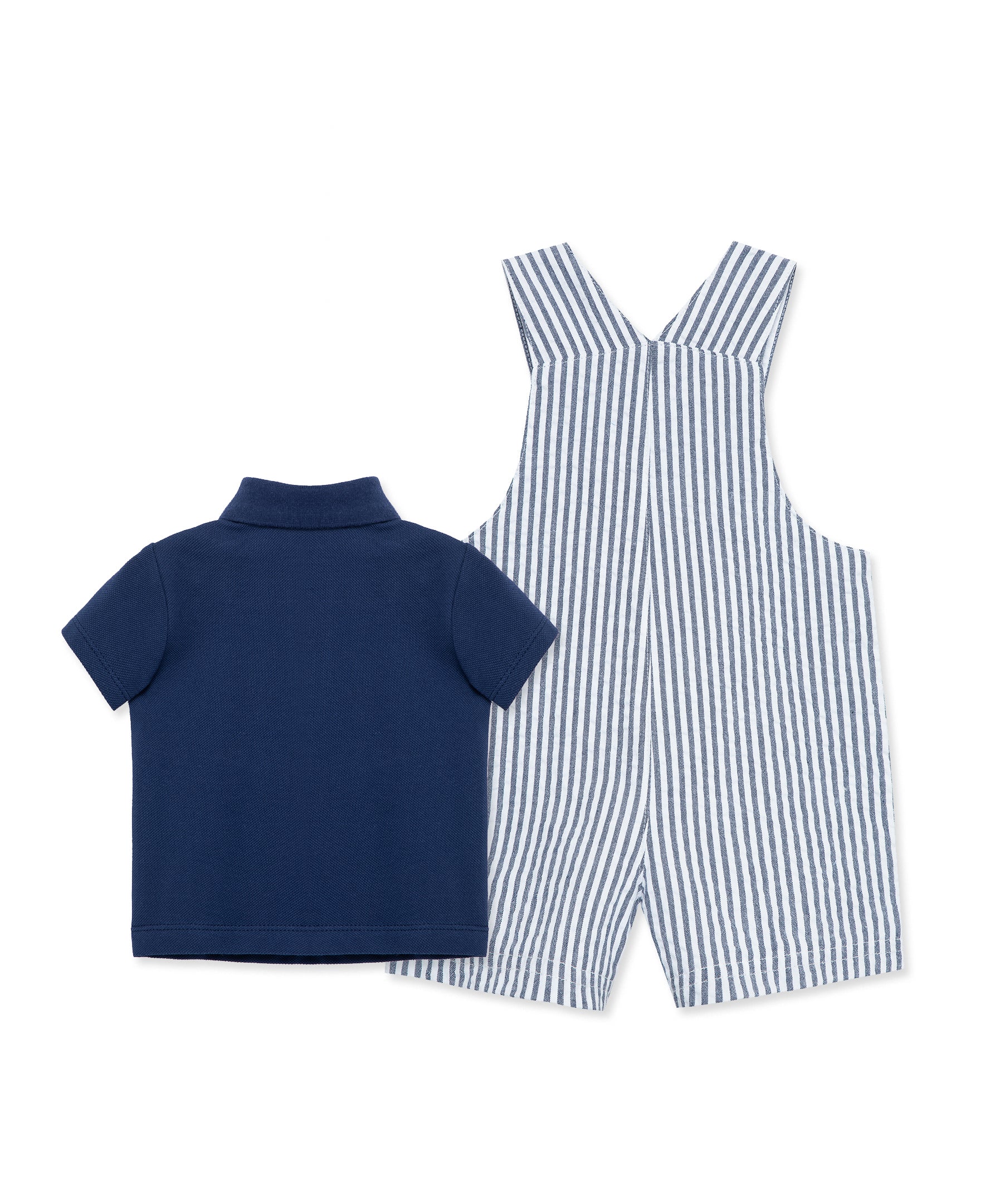 Lobster Woven Shortall Set (3M-12M)