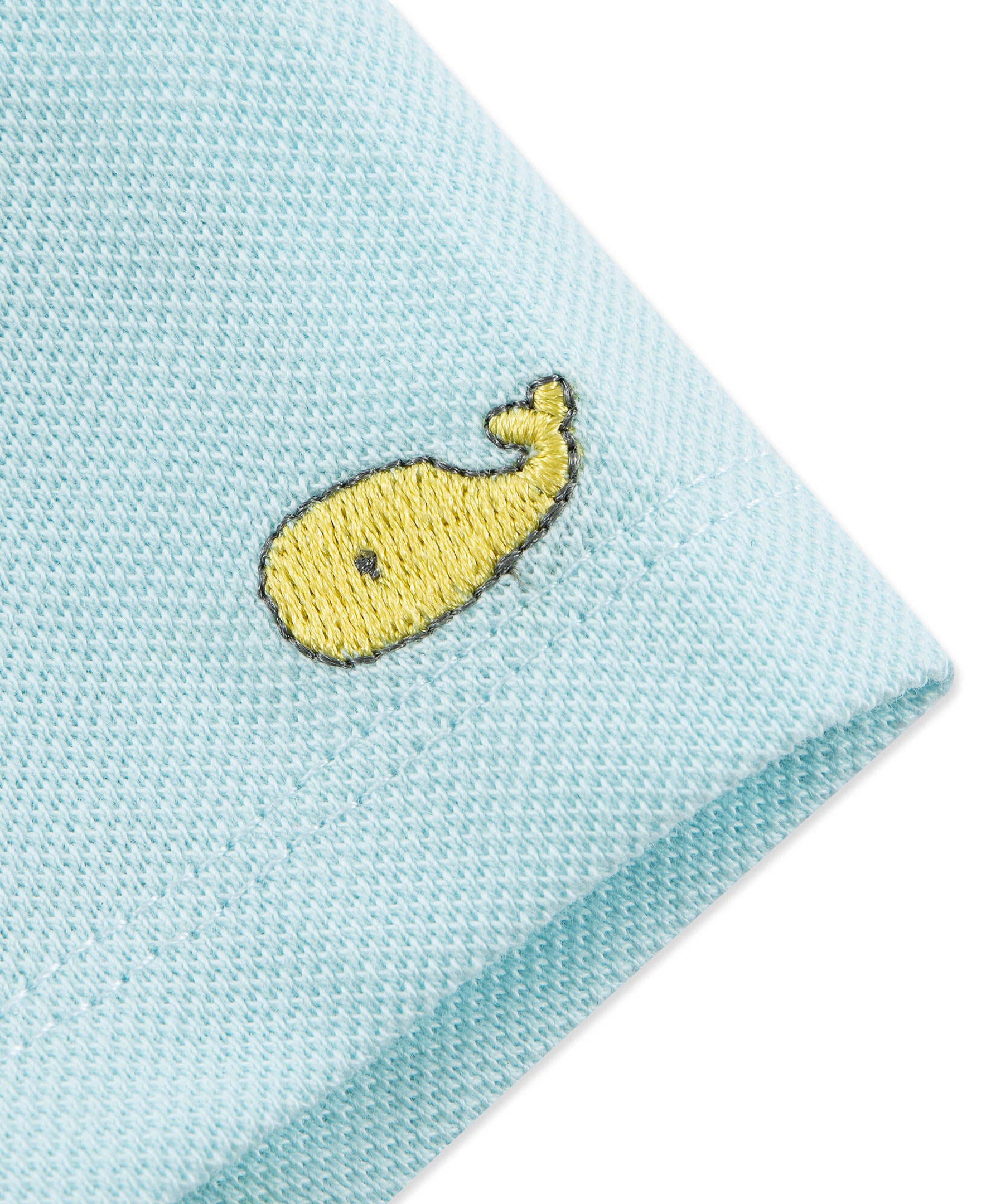 Whales Woven Shortall Set (3M-12M)