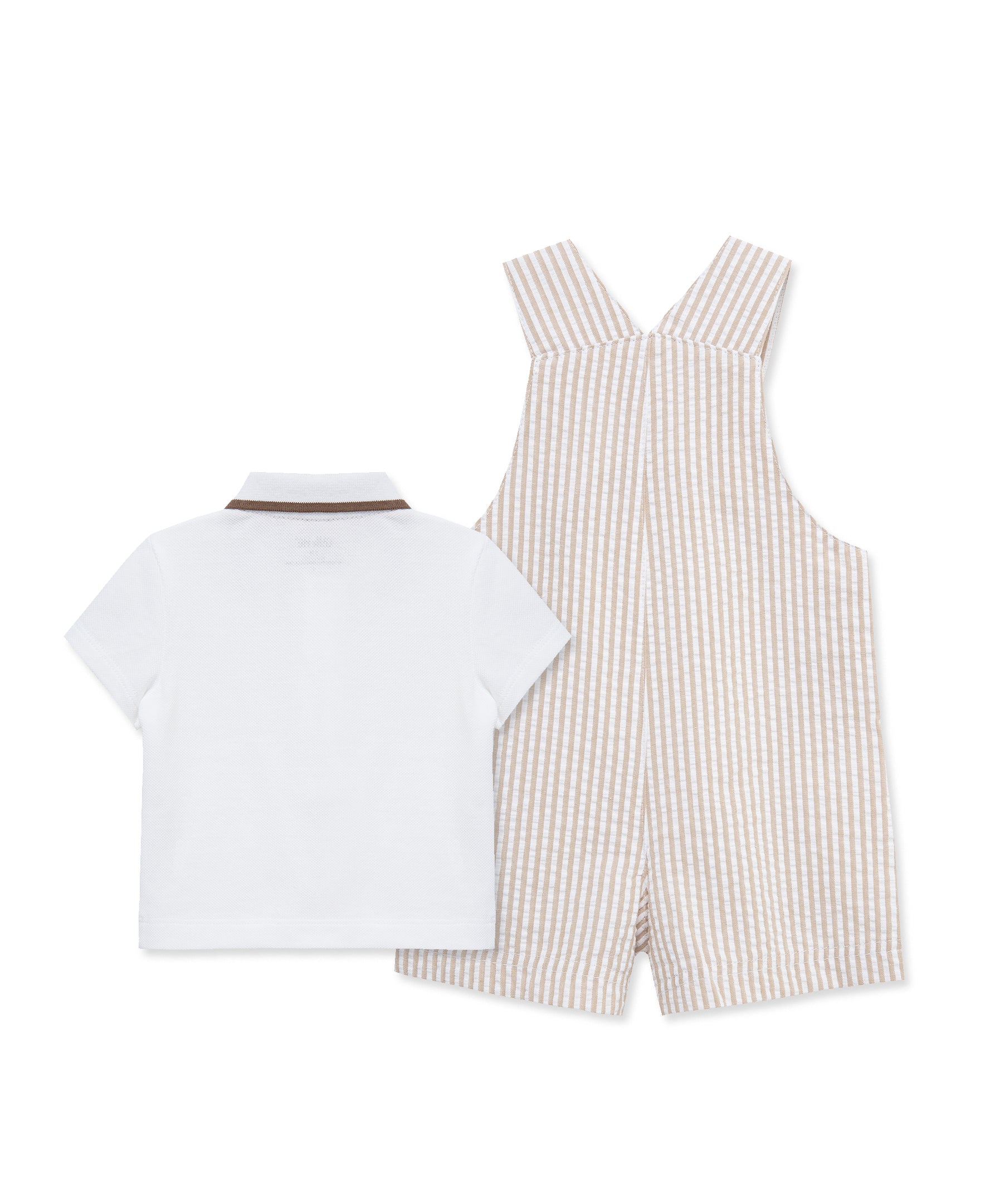 Puppies Woven Shortall Set (12M-24M) - Little Me