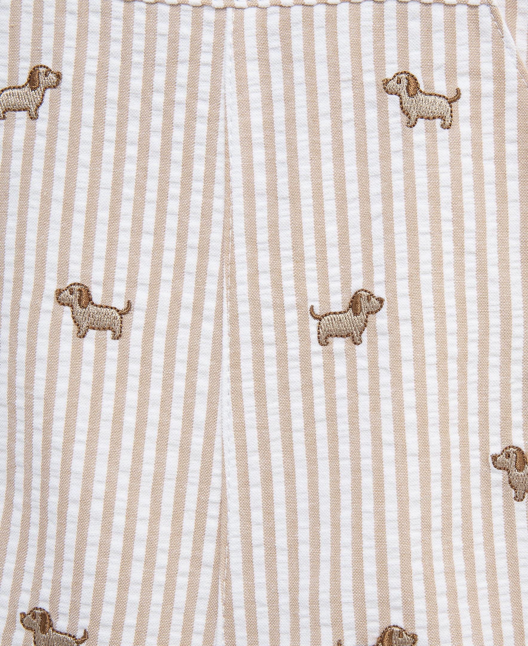 Puppies Woven Shortall Set (3M-12M)