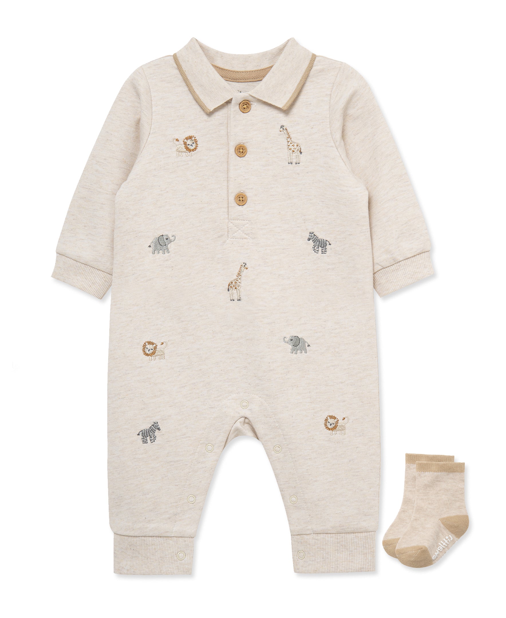 Safari Coverall & Socks - Little Me