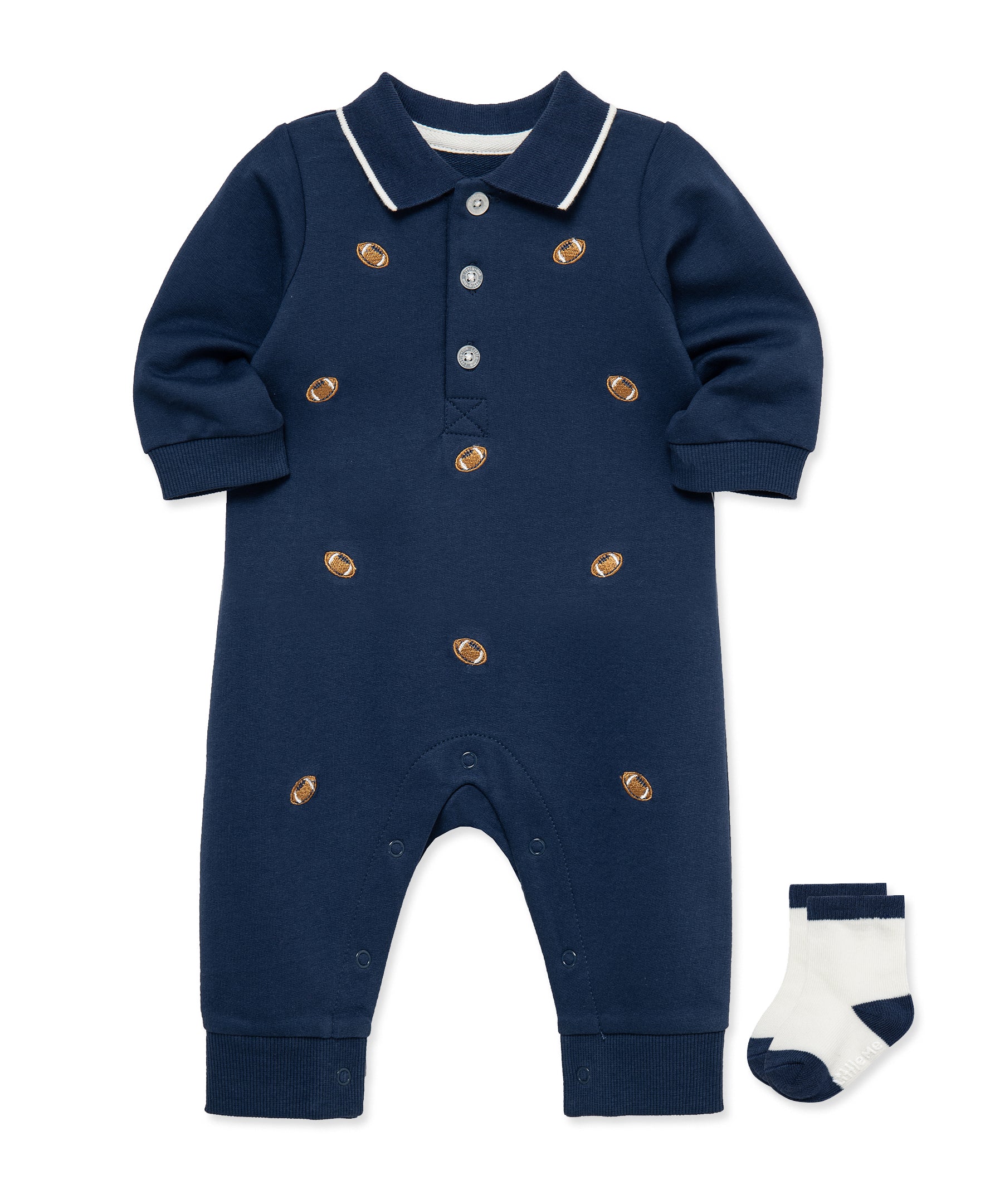 Football Coverall & Socks - Little Me