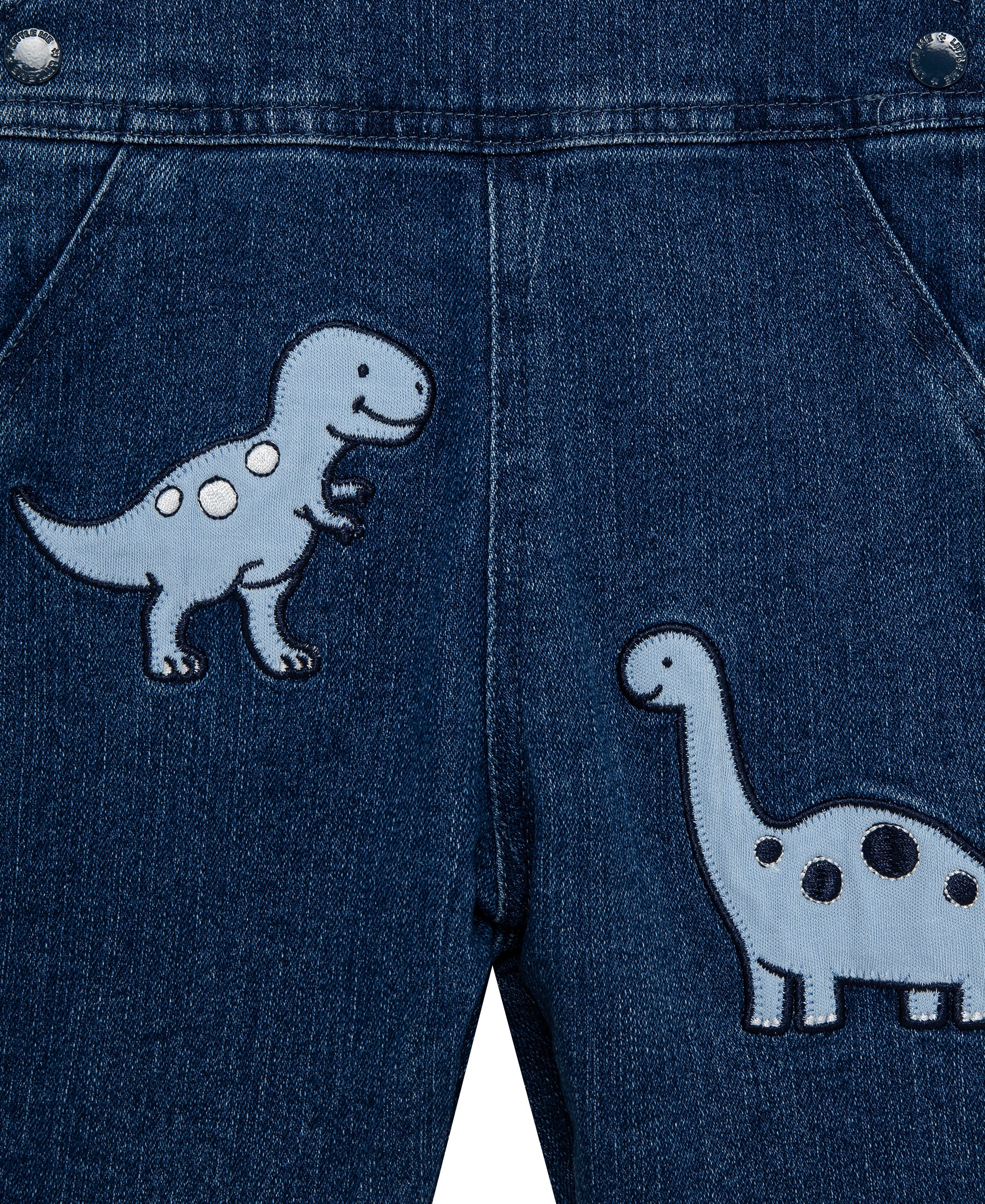 Dino Woven Overall Set (12M-24M) - Little Me
