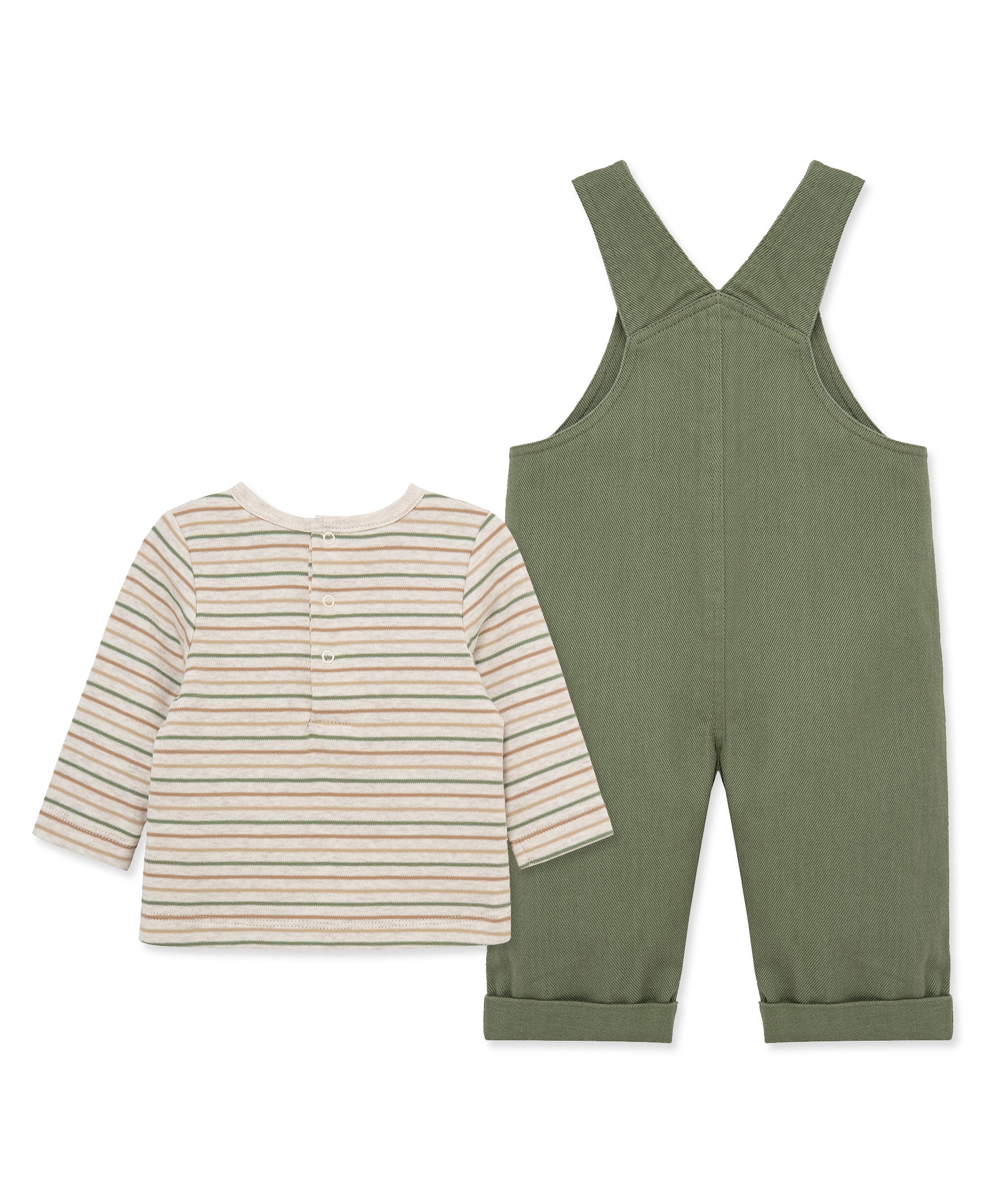 Bears Woven Overall Set (12M-24M) - Little Me