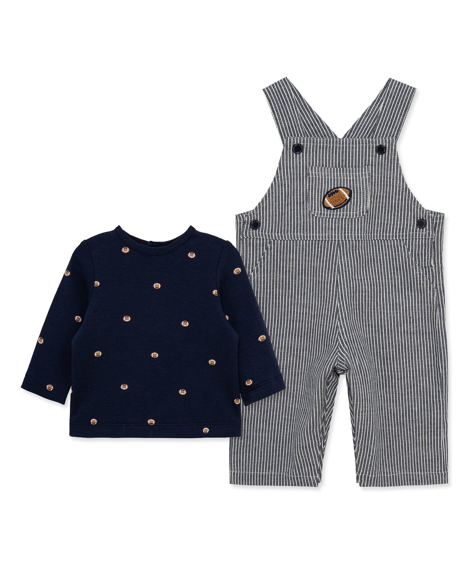 Football Woven Overall Set (12M-24M) - Little Me