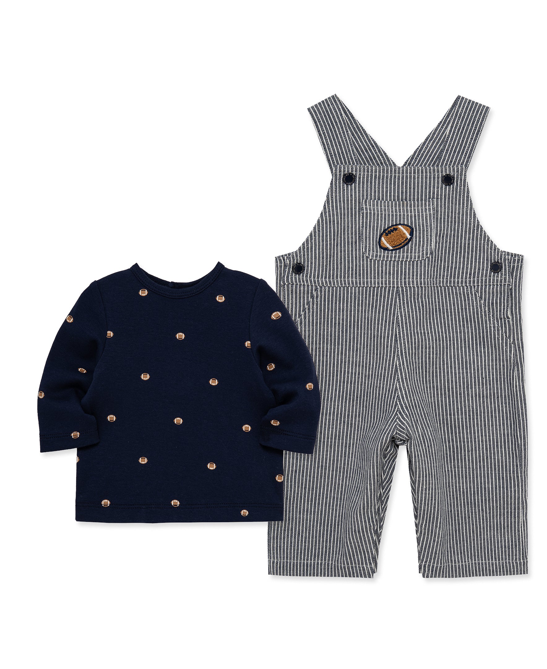 Football Woven Overall Set (12M-24M) - Little Me