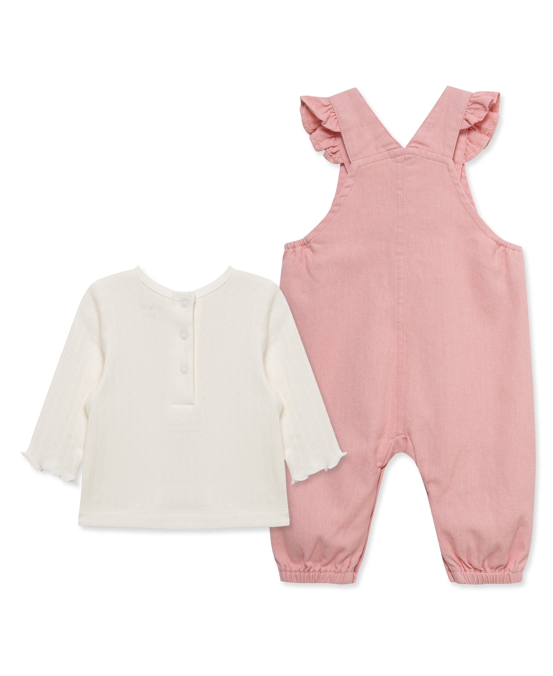 Floral Woven Overall Set (12M-24M) - Little Me