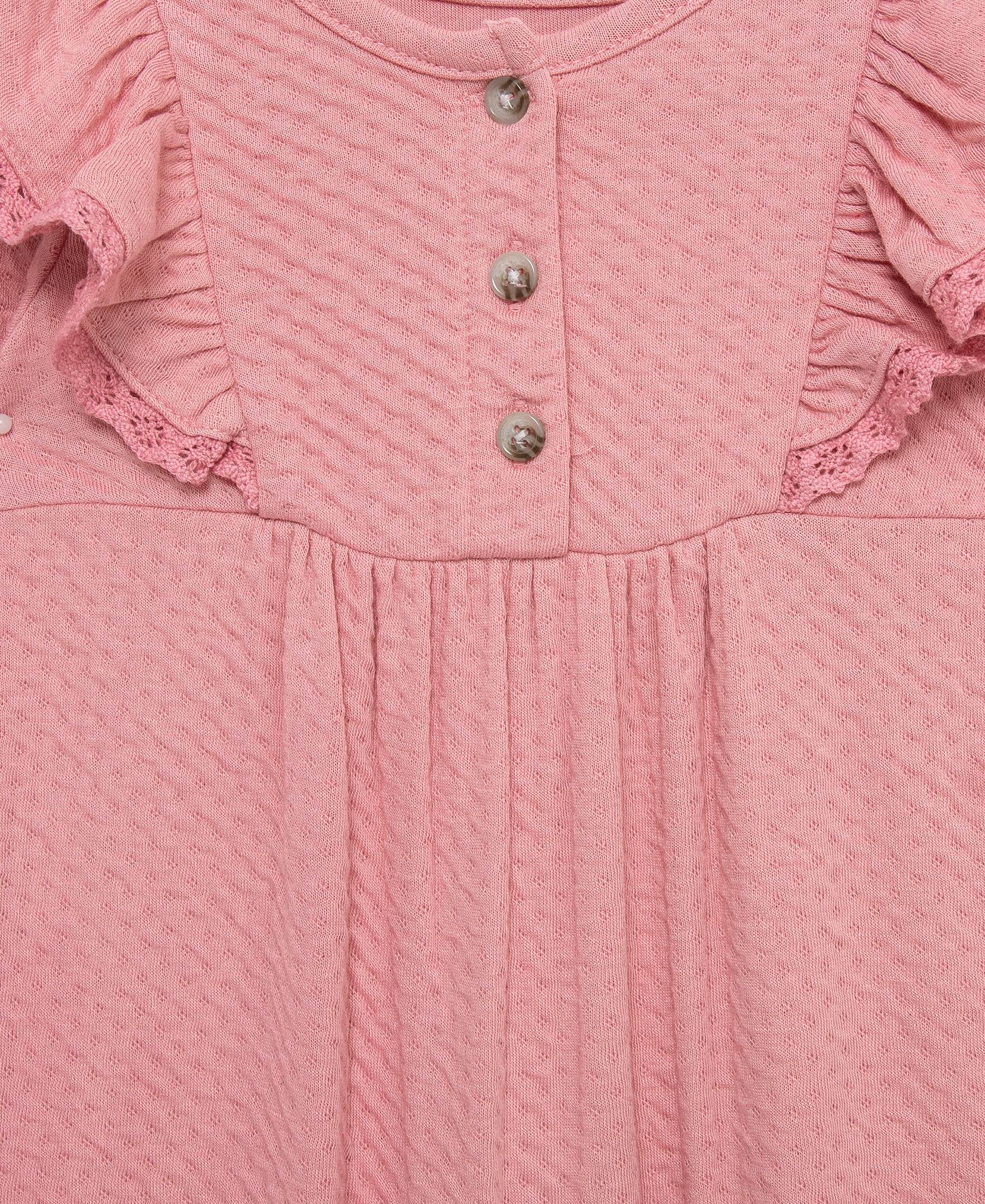 Rose Button Coverall Set - Little Me