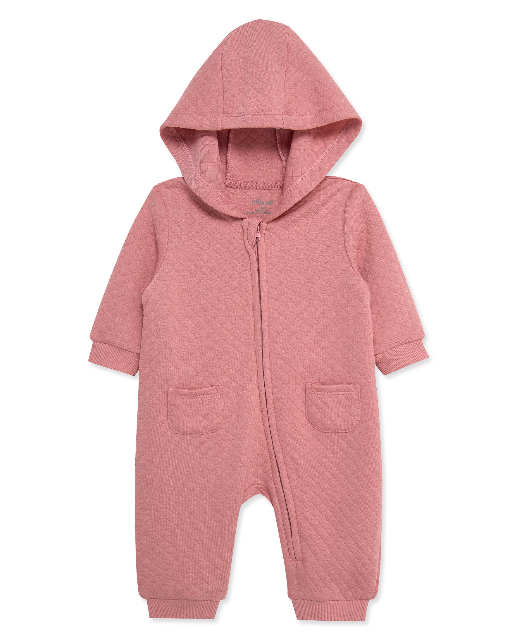 Rose Quilted Hooded Coverall - Little Me