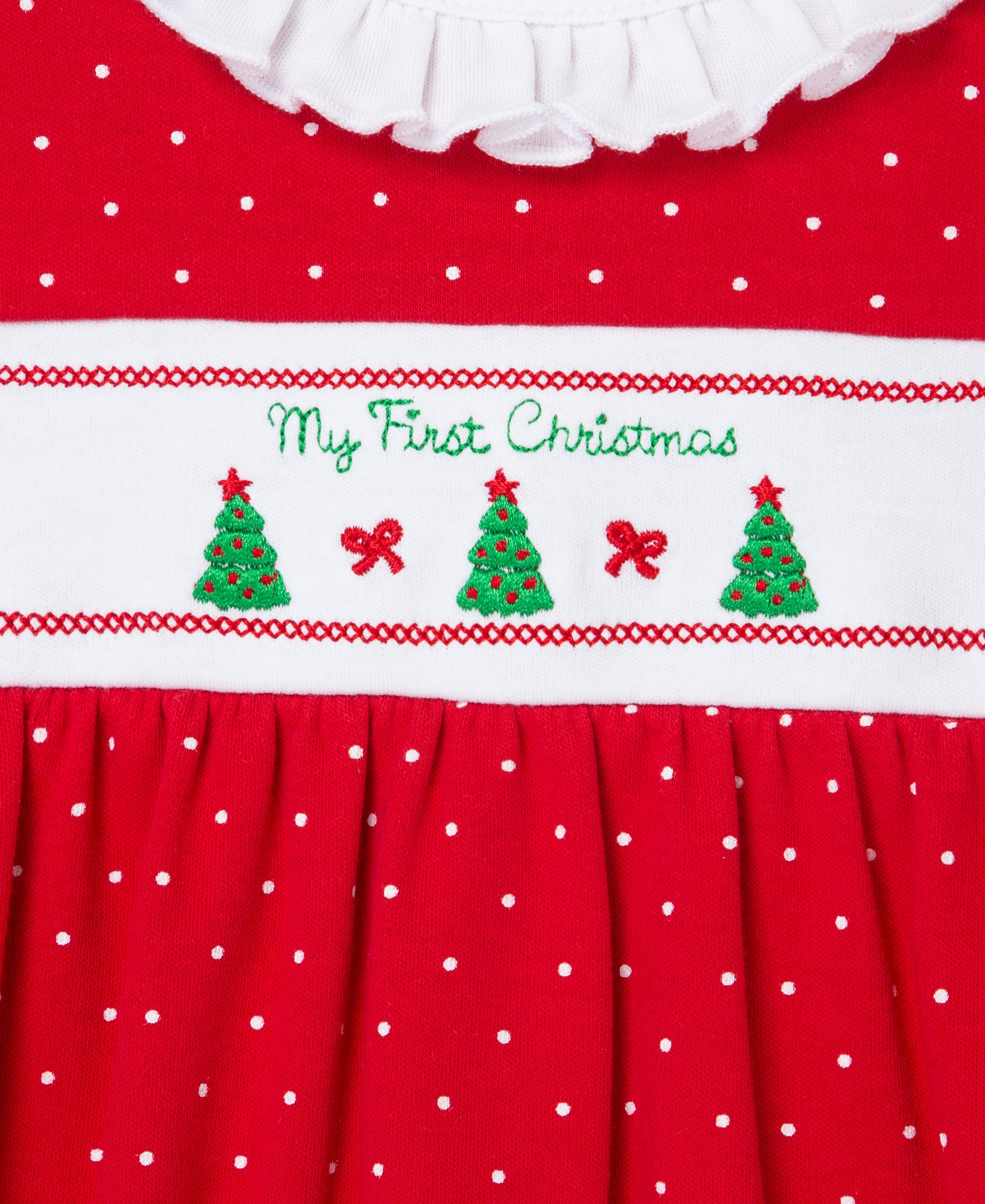 "My First Christmas" Trees Footie Set (NB-9M)