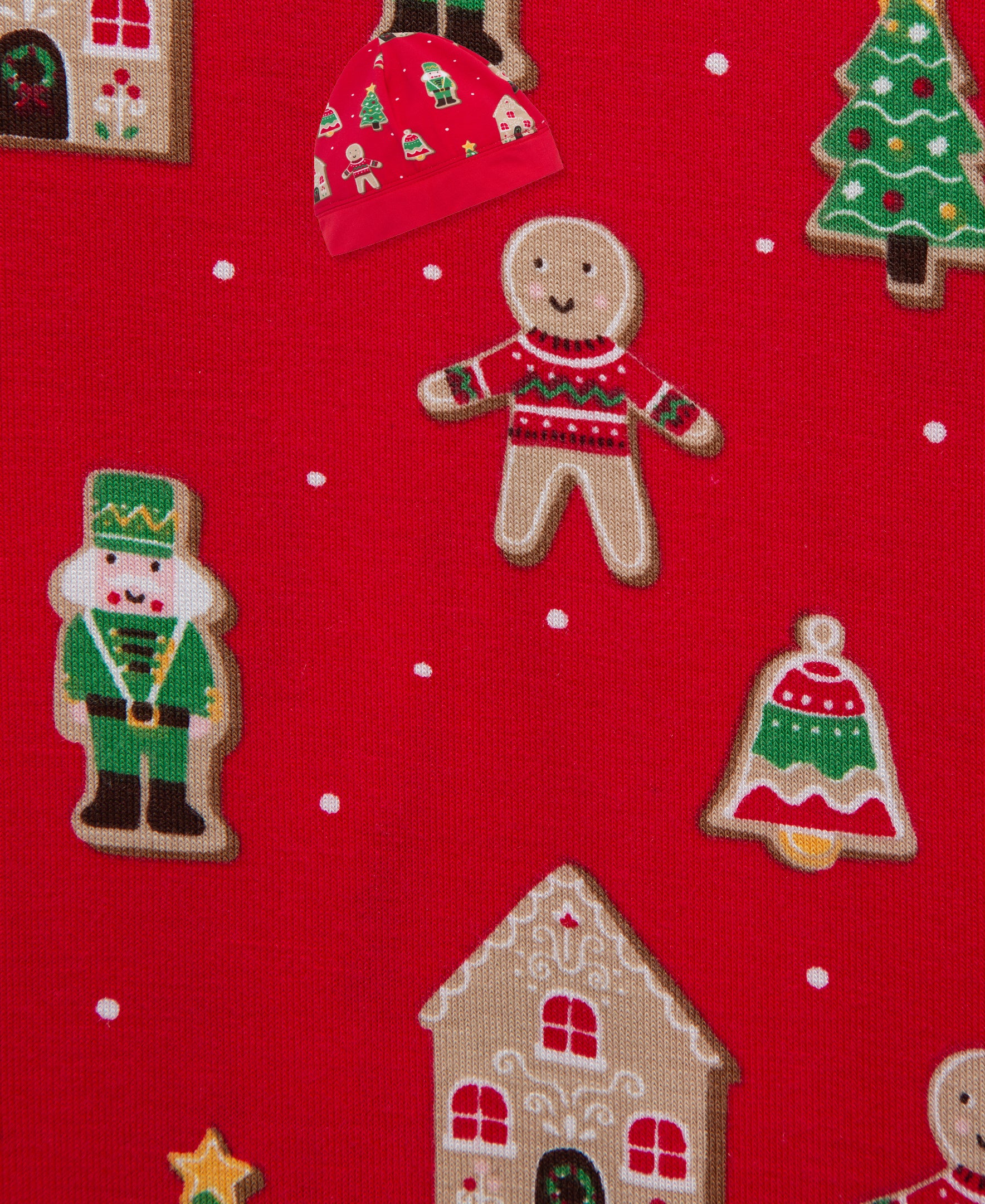 Gingerbread Footie & Hat Set (NB-9M) - Little Me
