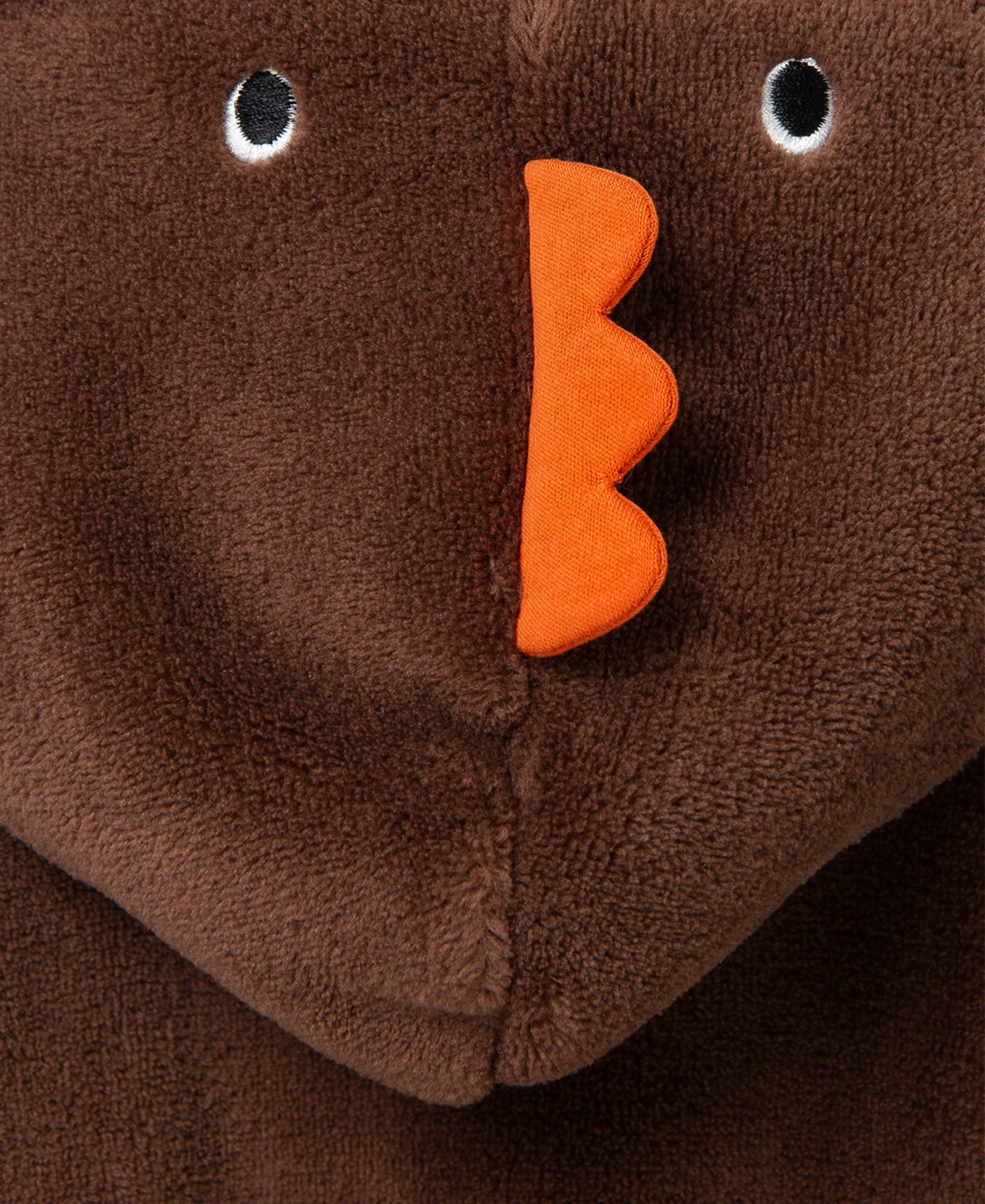 Turkey Minky Fleece Footie (NB-9M) - Little Me