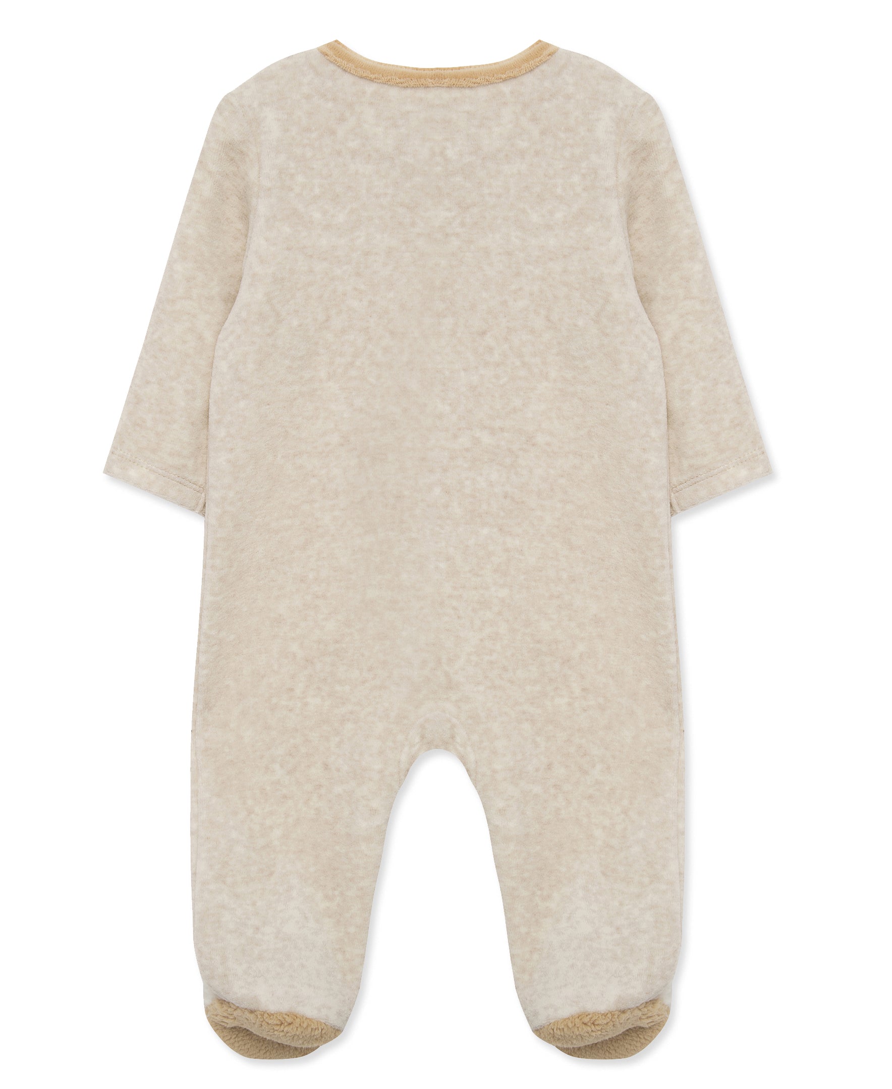 Safari Velour Footie (3M-9M) - Little Me