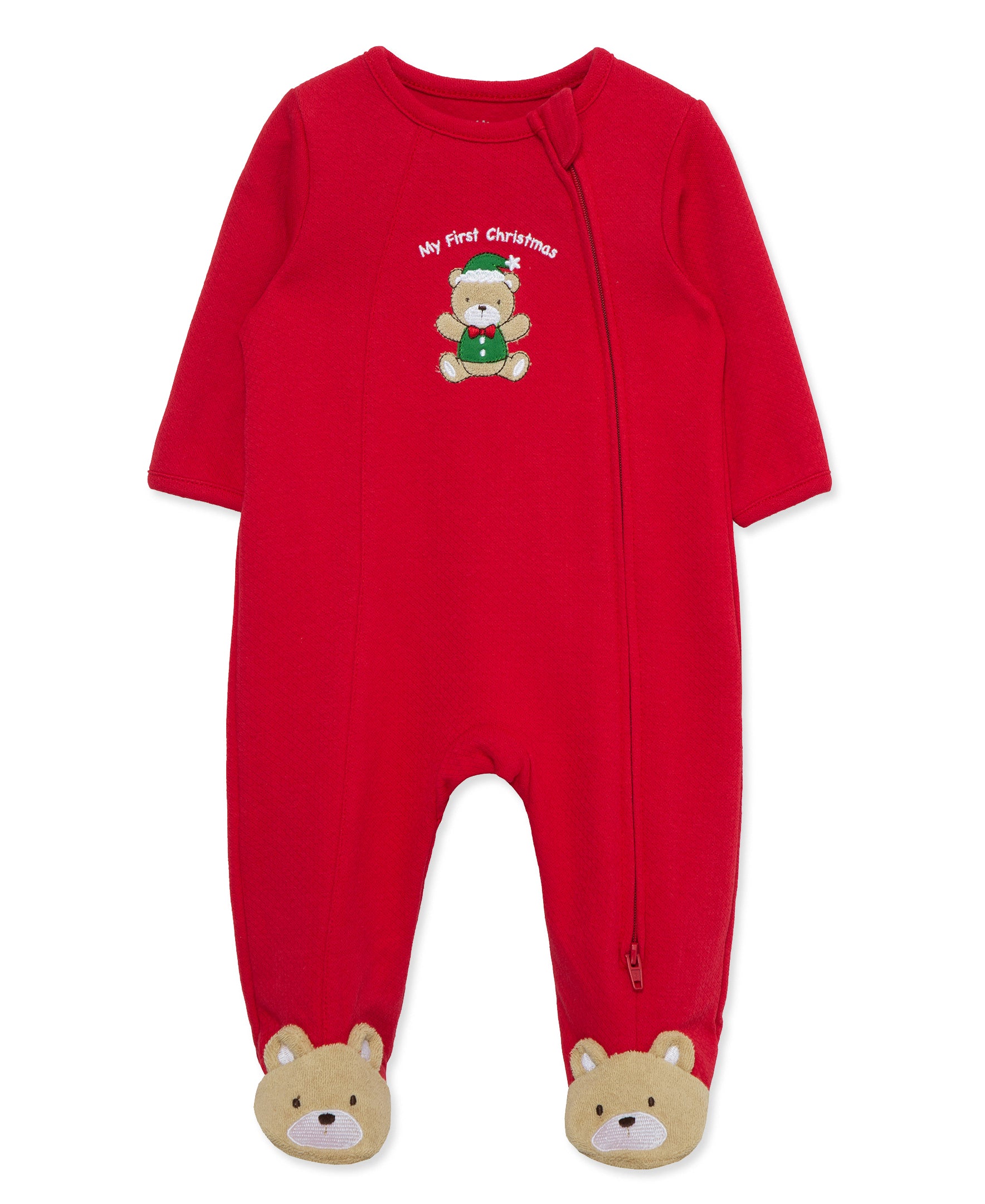Holiday Bear Footie (NM-9M) - Little Me