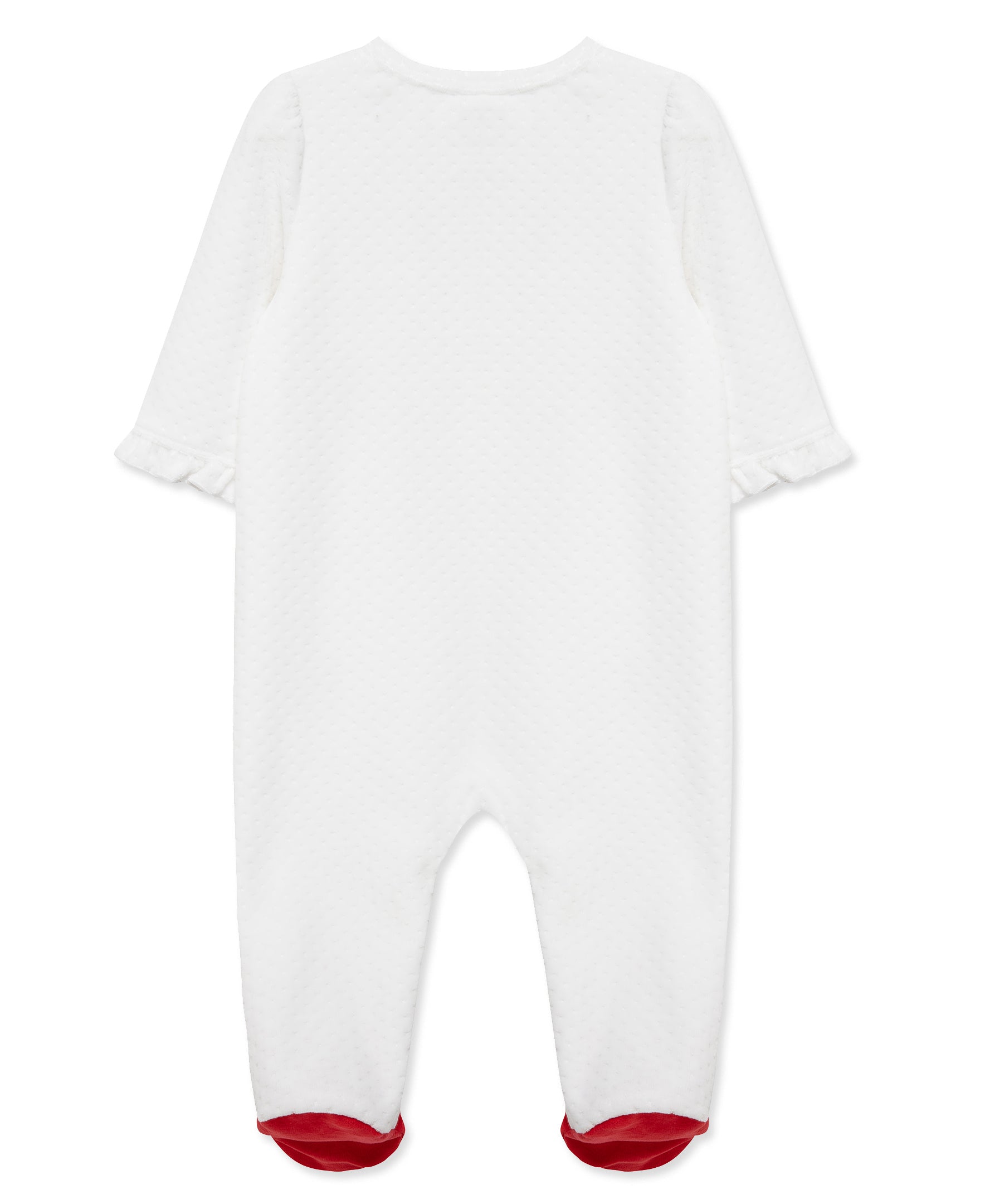 Merry Trees Velour Footie (3M-9M) - Little Me
