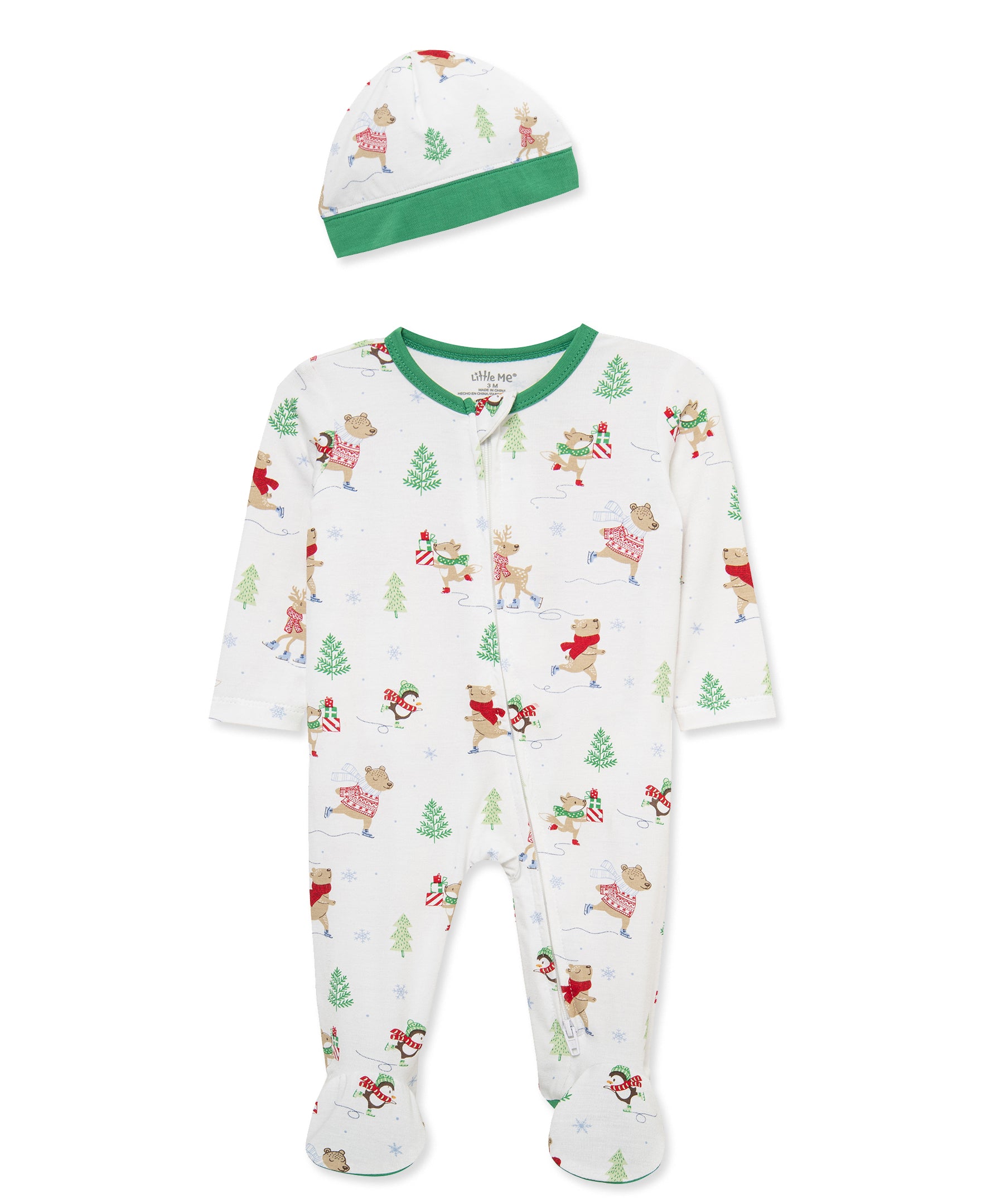 Skaters Footie & Hat (NB-9M) - Little Me