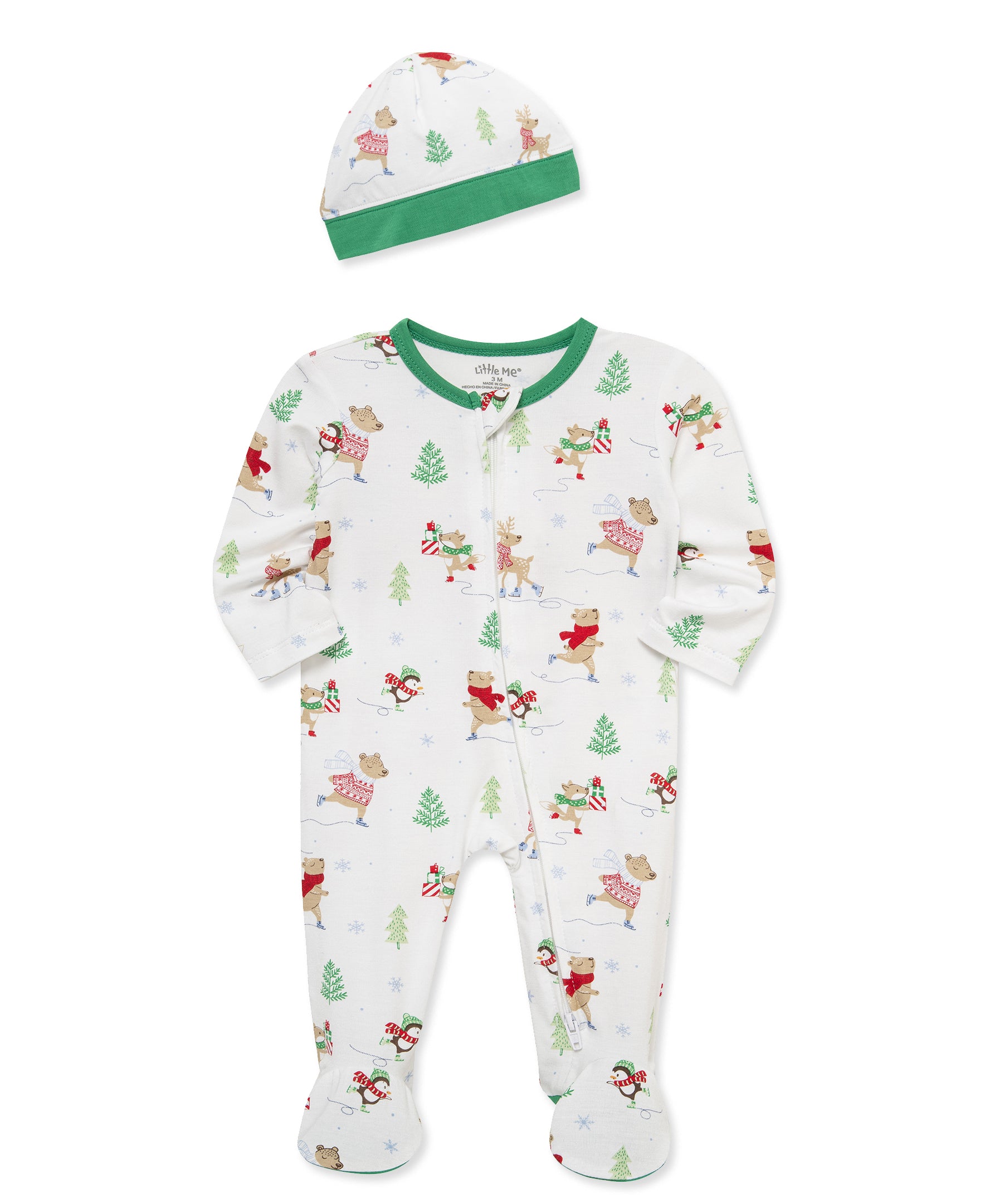 Skaters Footie & Hat (NB-9M) - Little Me