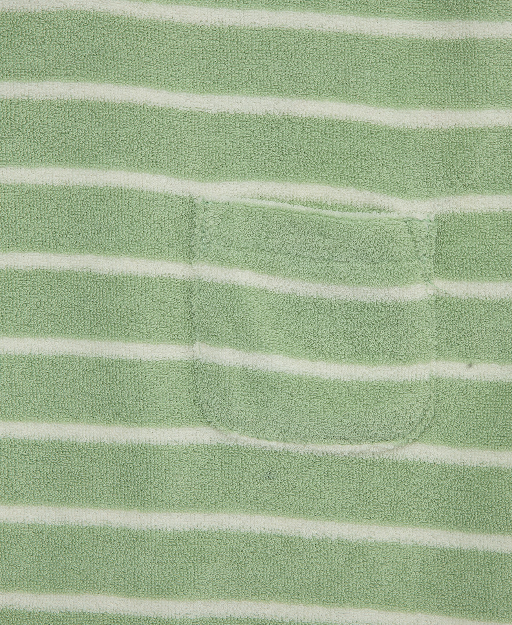 Green Striped Terry Romper & Hat Set - Little Me