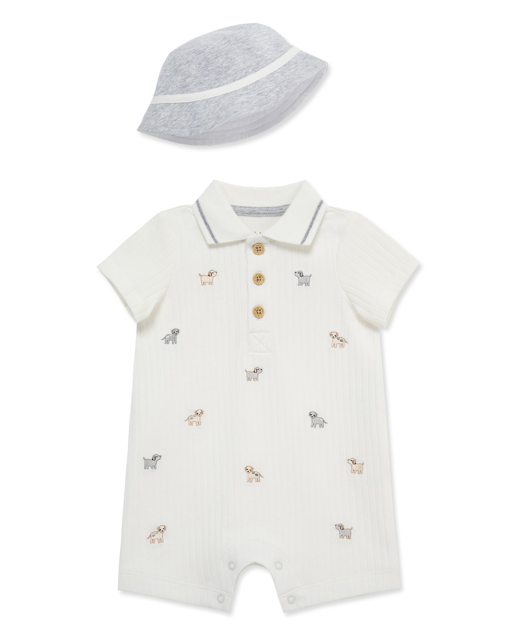 Puppies Romper & Hat