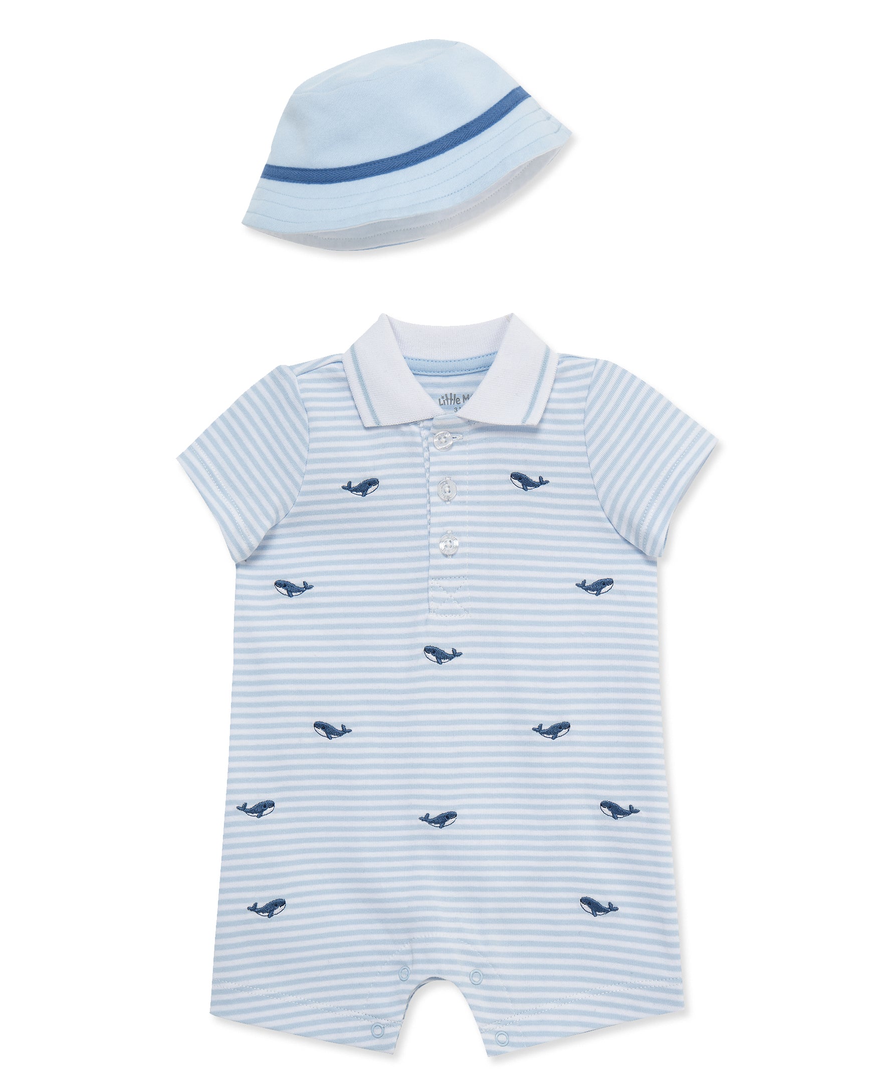 Whales Romper & Hat