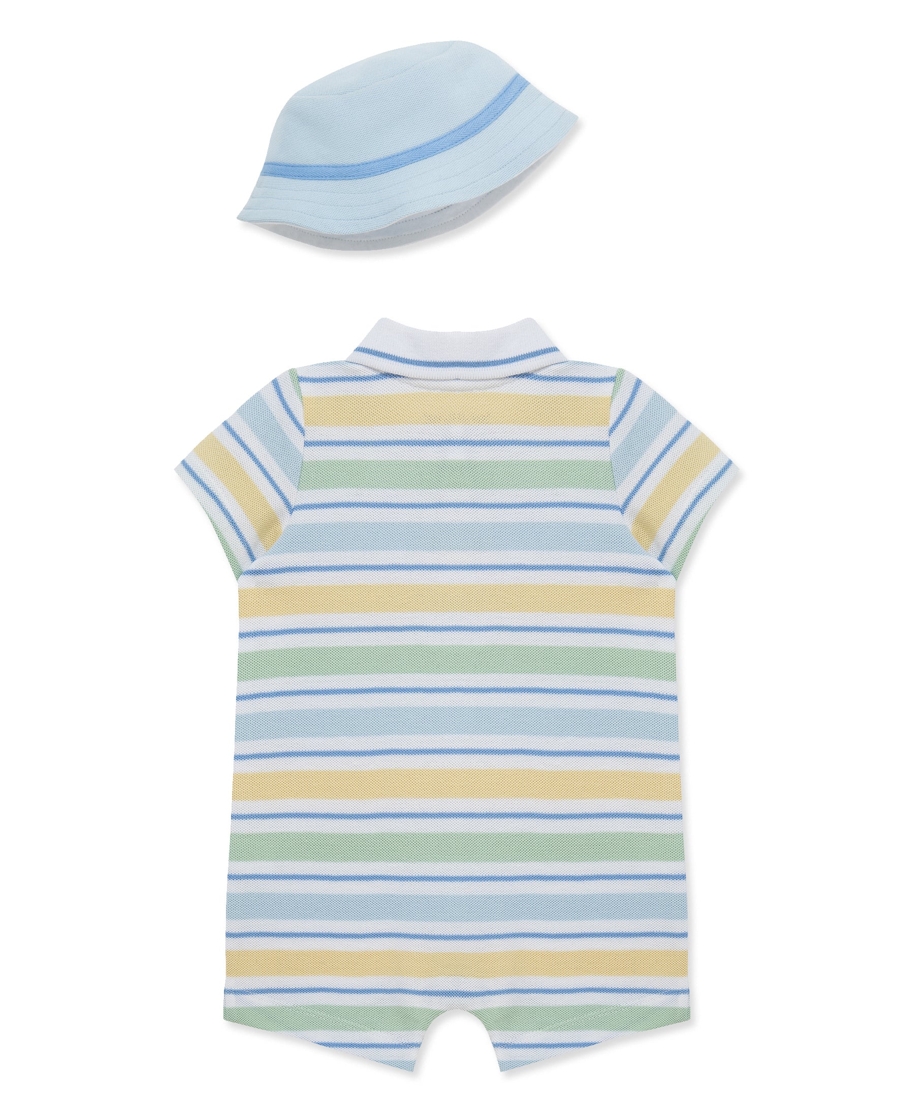 Wide Stripe Romper & Hat