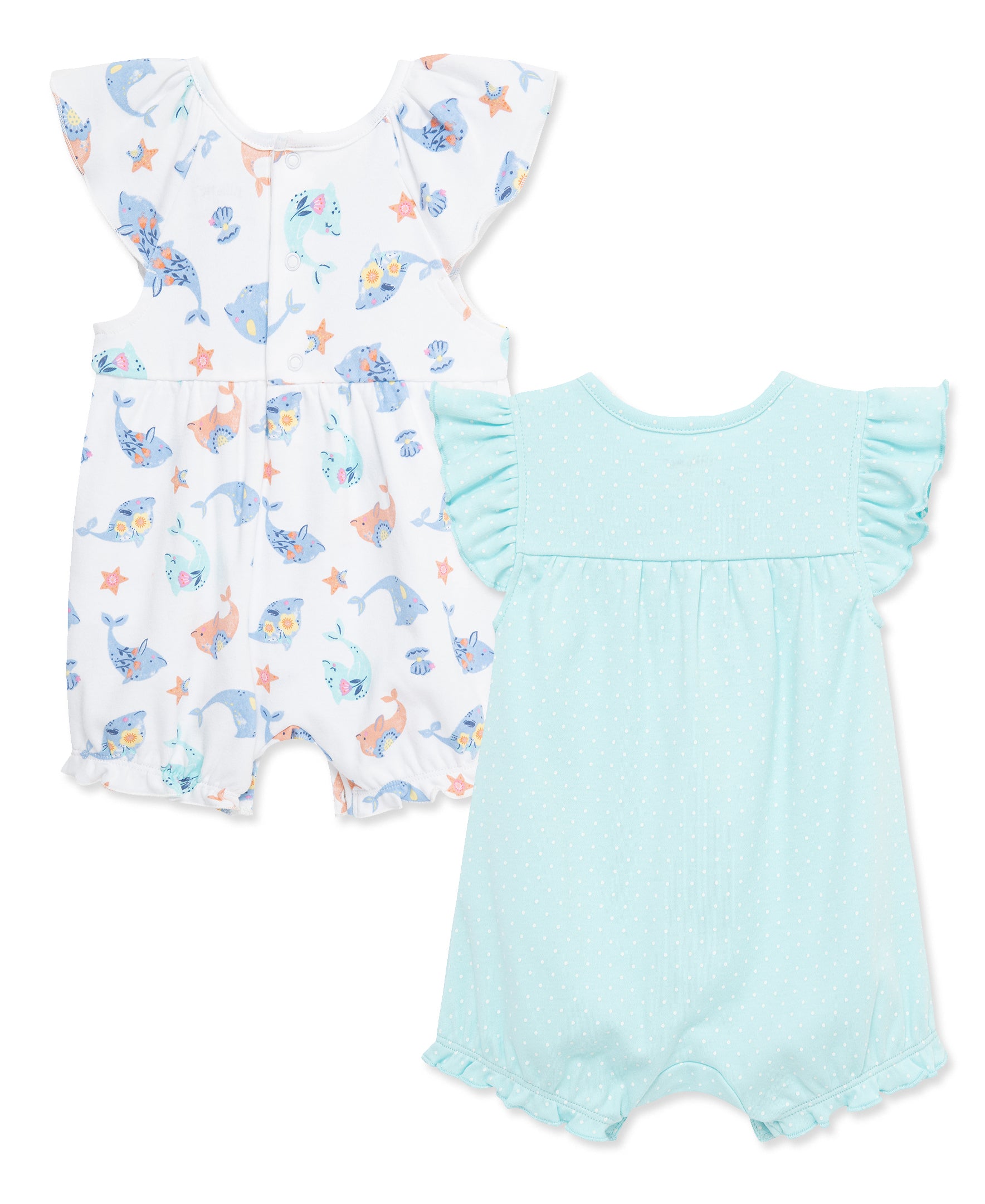 Dolphin Rompers 2-Pack