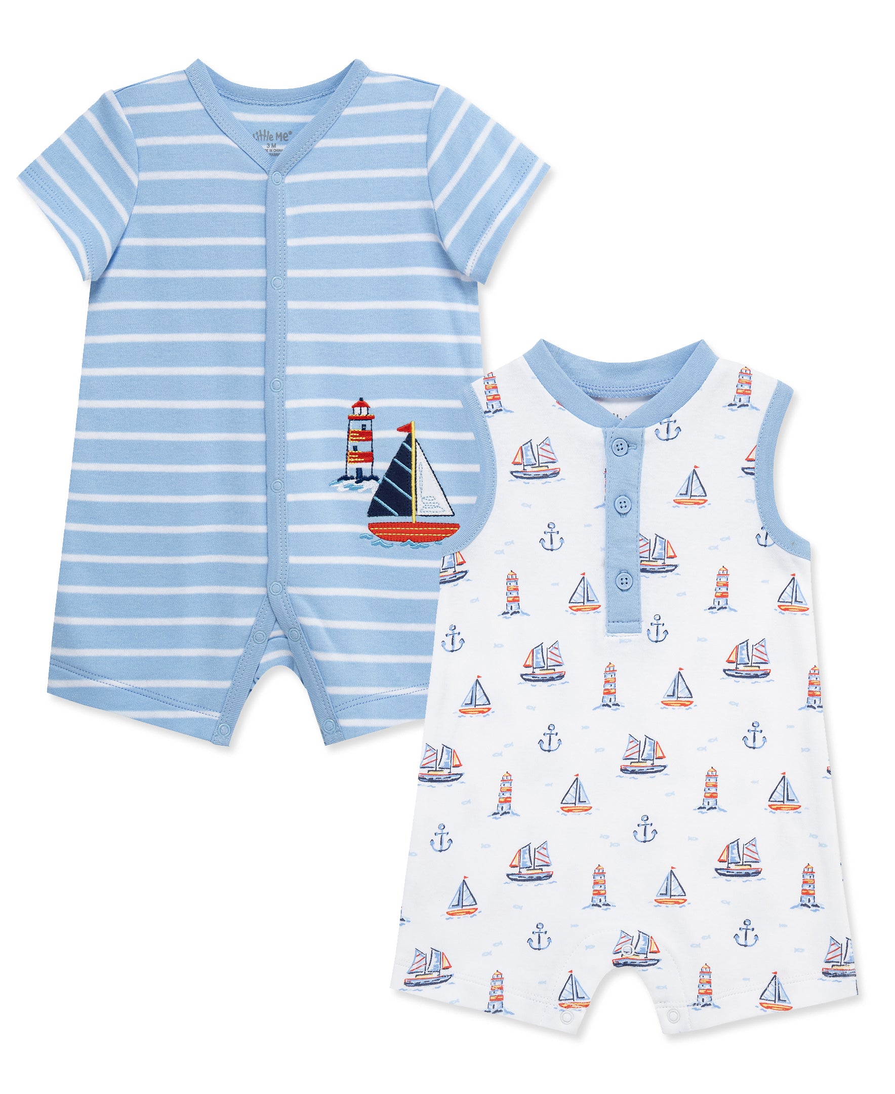 Nautical Rompers (2-Pack)