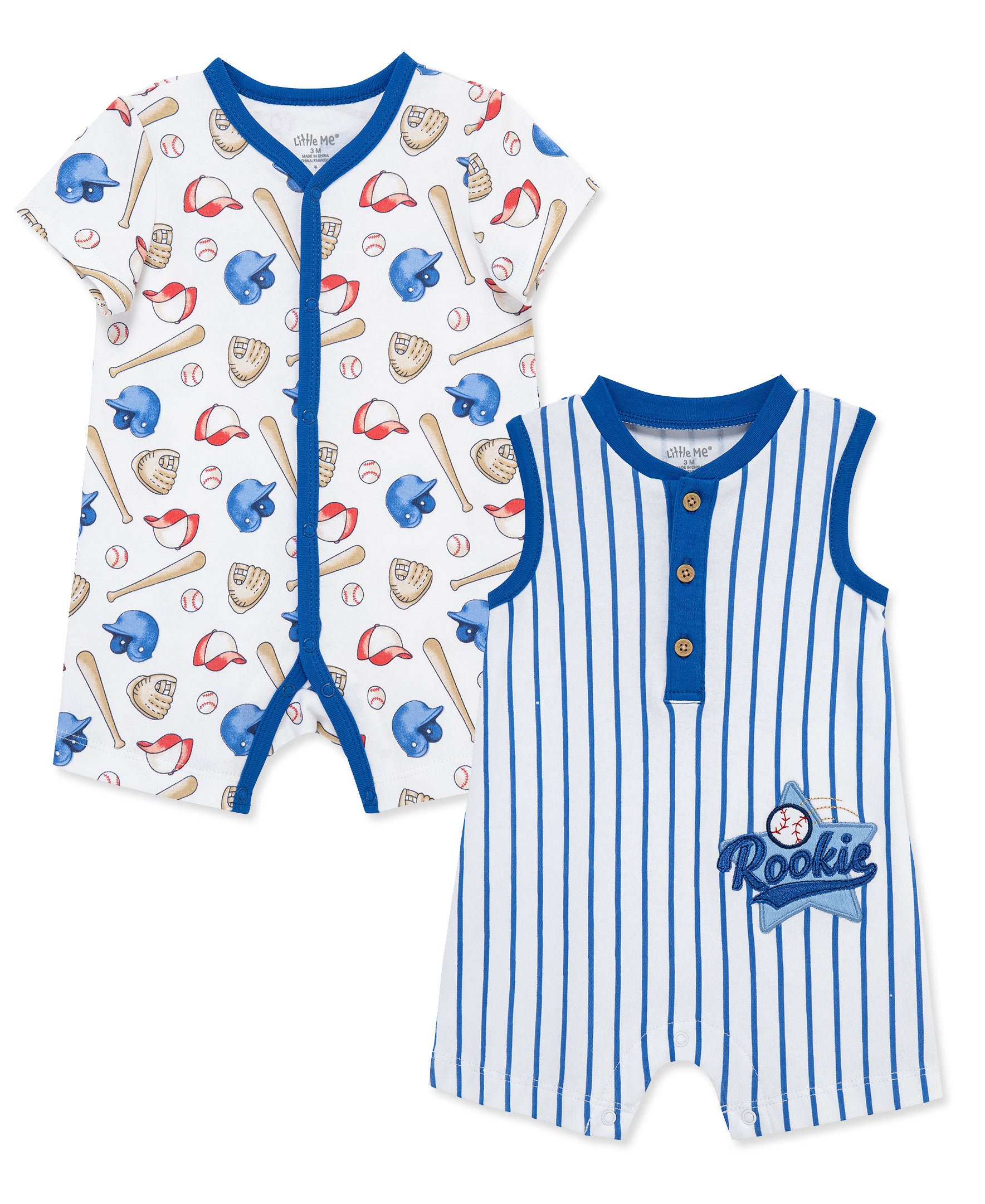 Baseball Rompers (2-Pack)