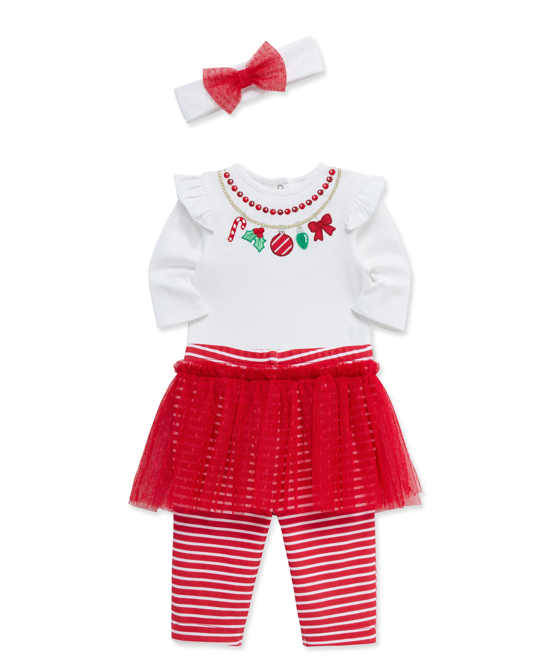 Necklace Bodysuit Skegging Set (3M-12M) - Little Me