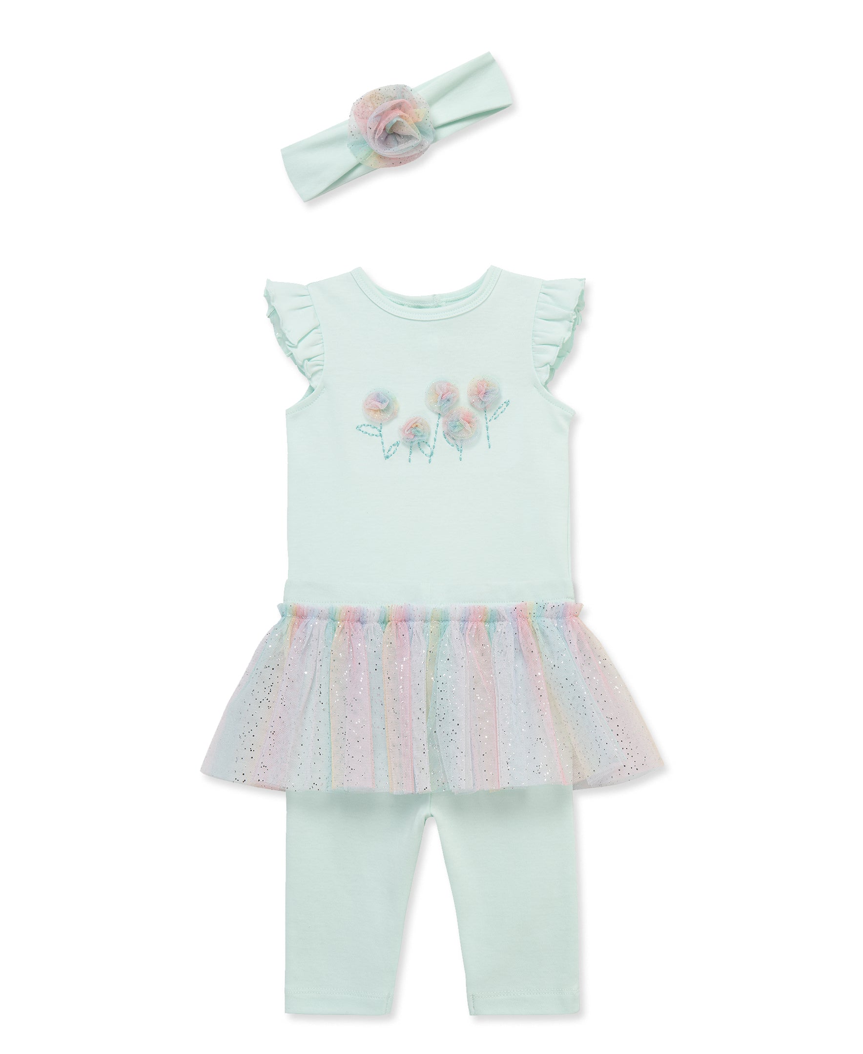 Rainbow Skegging & Headband Set (3M-12M)