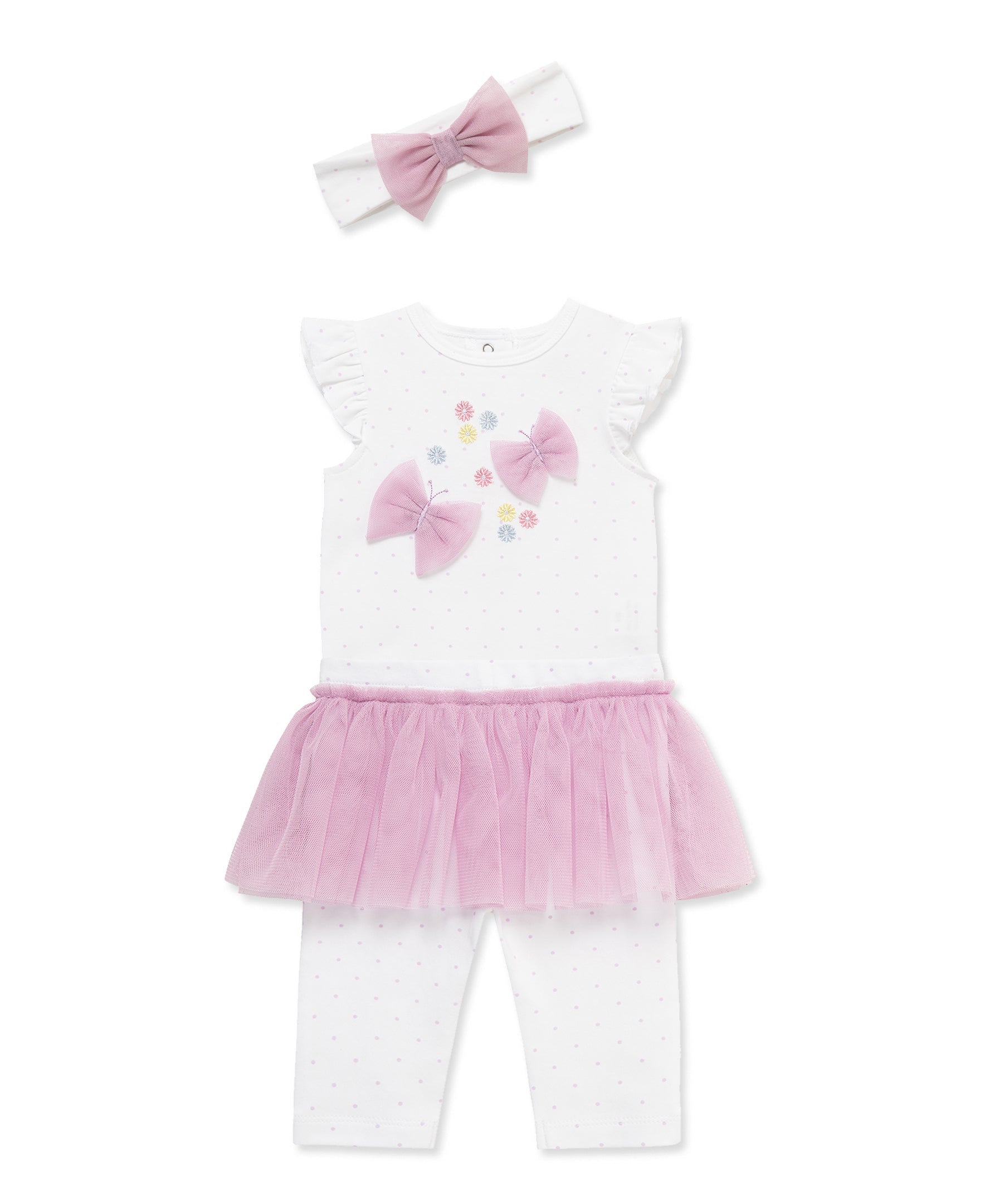 Butterfly Skegging & Headband Set (12M-24M)