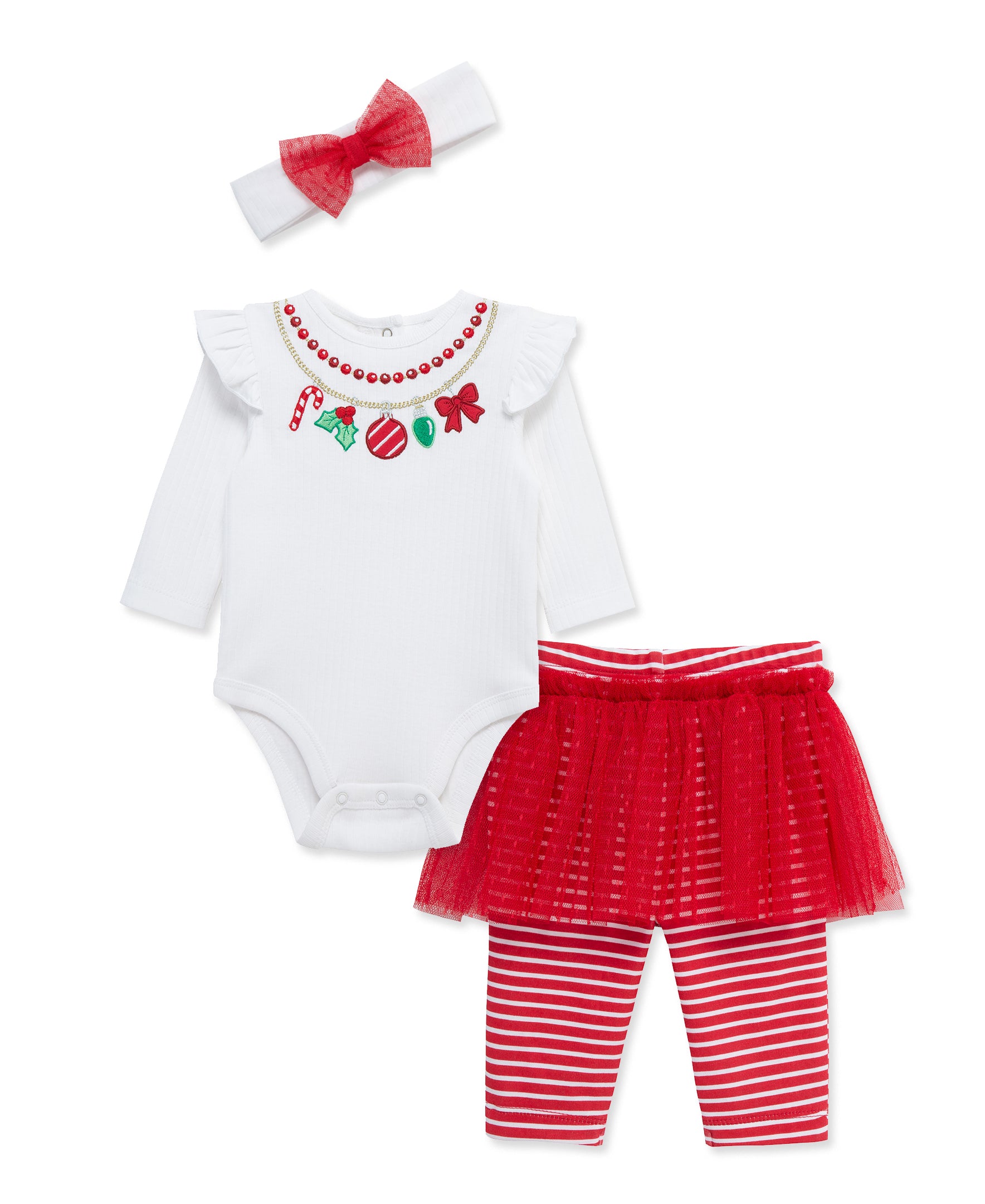 Necklace Skegging & Headband Set (3M-12M) - Little Me