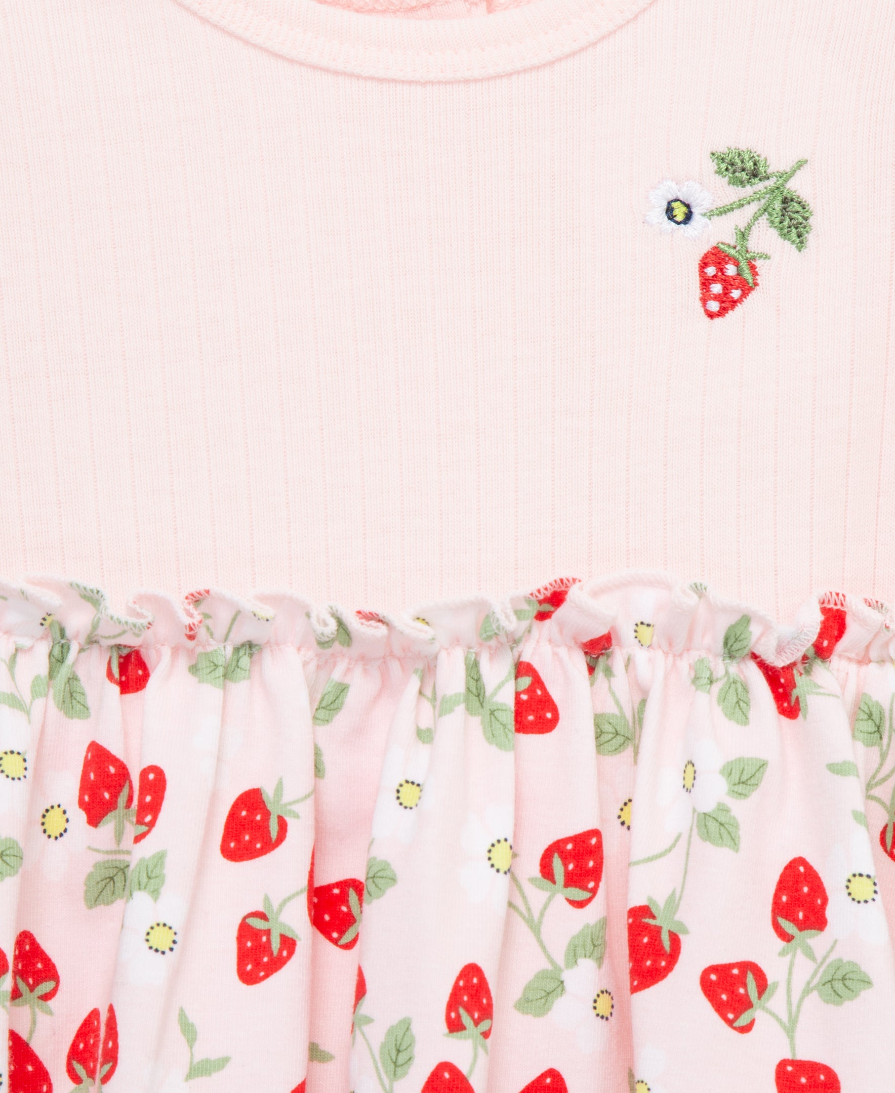 Strawberries Bodysuit Dress & Headband Set - Little Me