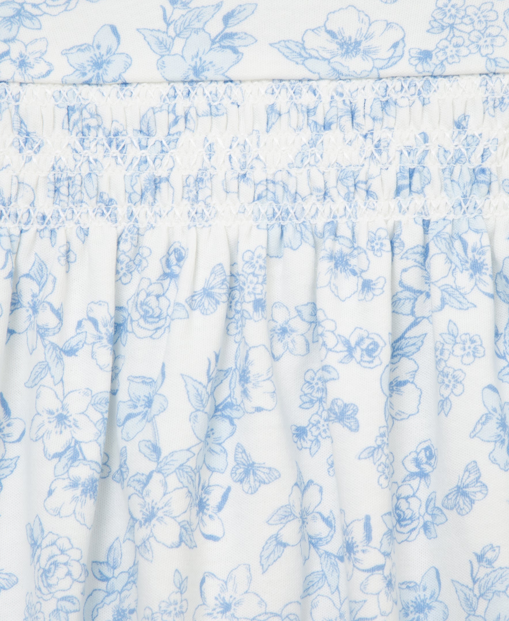 Blue Floral Infant Tunic Set (12M-24M) - Little Me